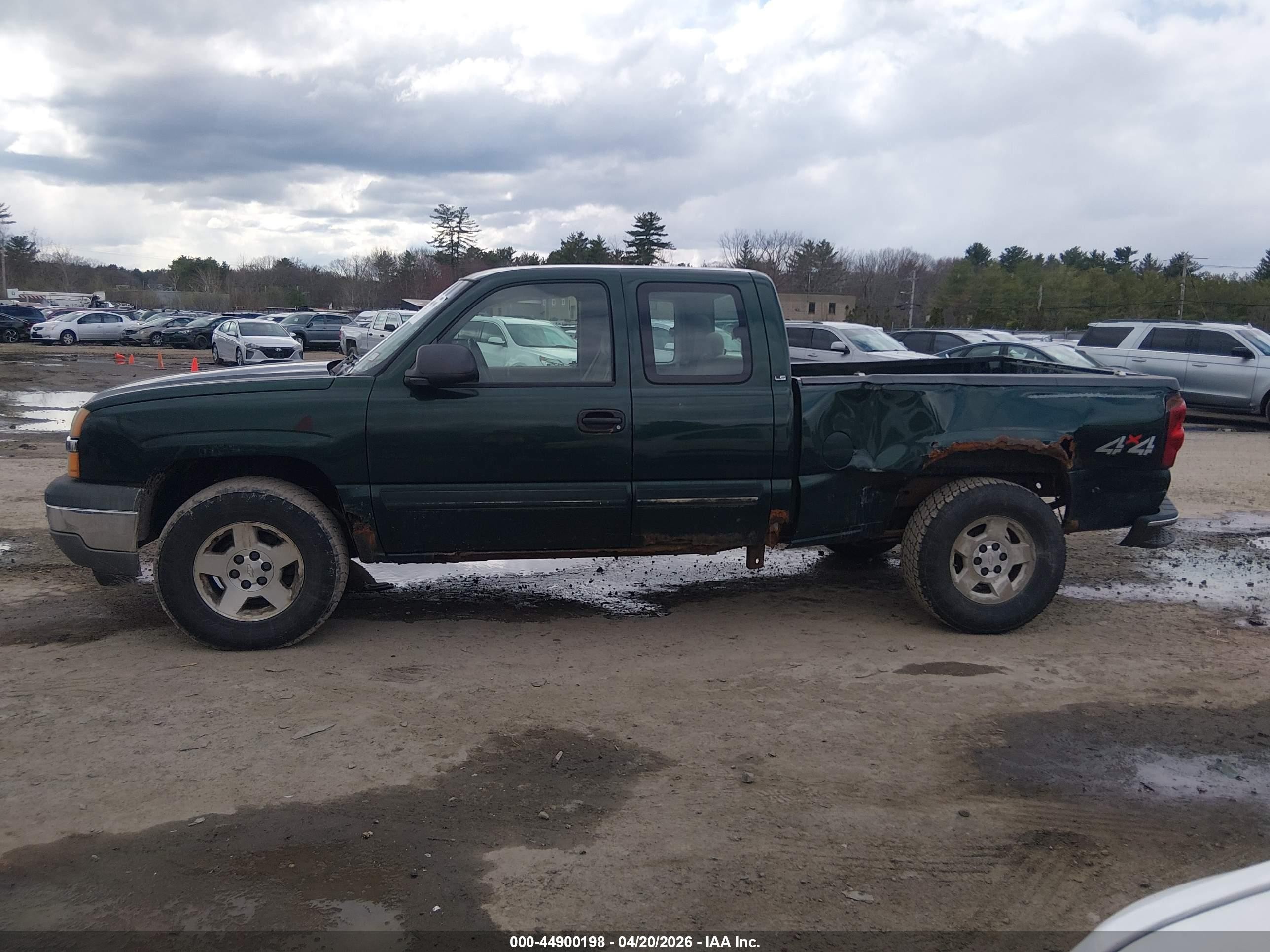 2005 Chevrolet Silverado 1500 Ls Green vin: 2GCEK19VX51263726
