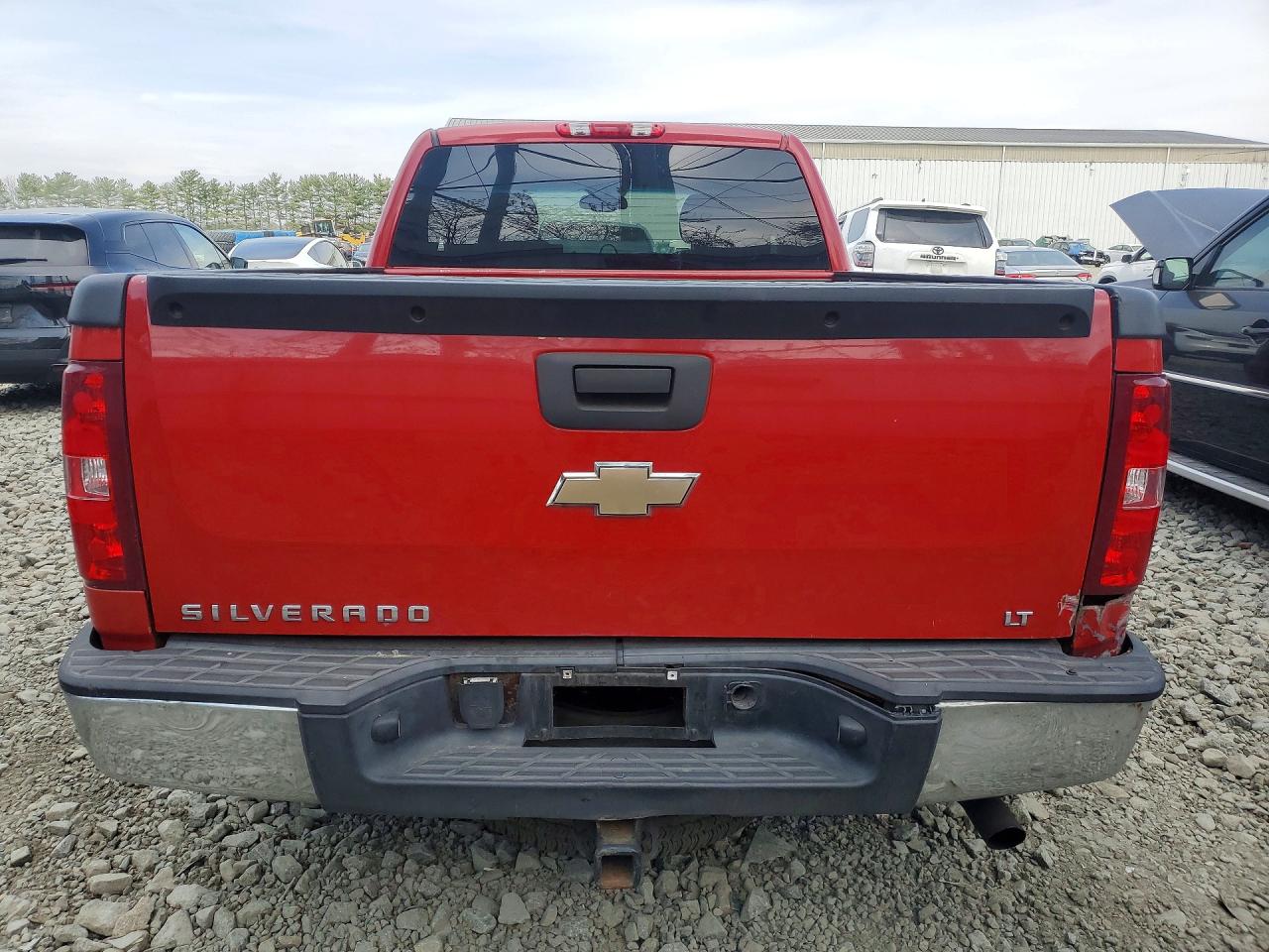 2008 Chevrolet Silverado K1500 Red vin: 2GCEK19YX81192879