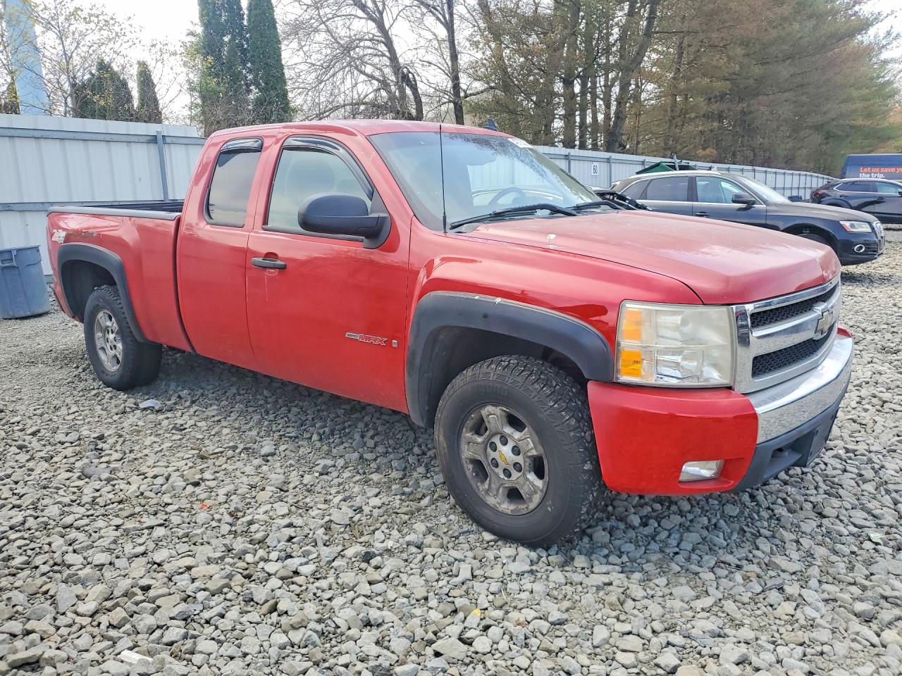 2008 Chevrolet Silverado K1500 Red vin: 2GCEK19YX81192879
