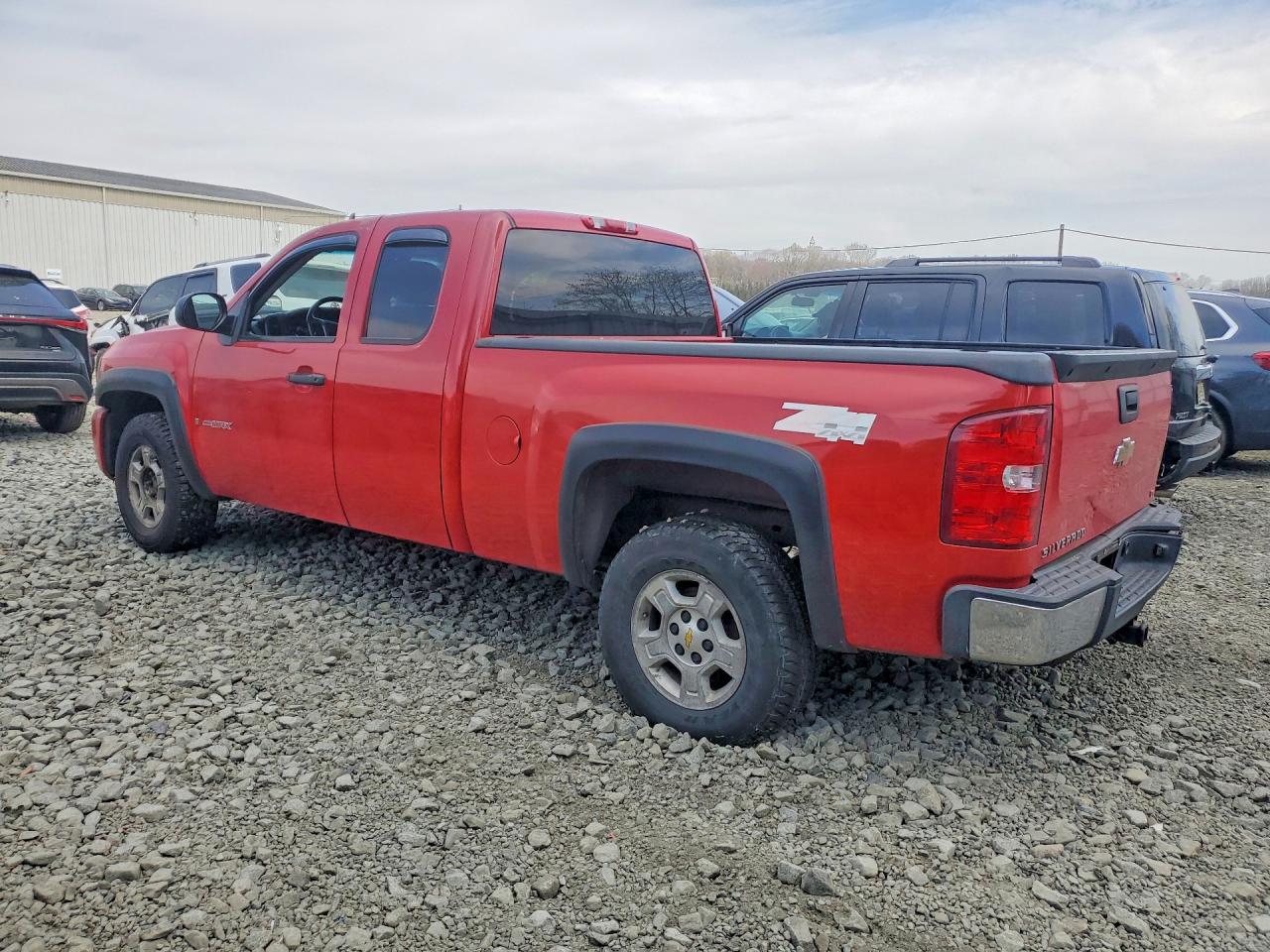 2008 Chevrolet Silverado K1500 Red vin: 2GCEK19YX81192879
