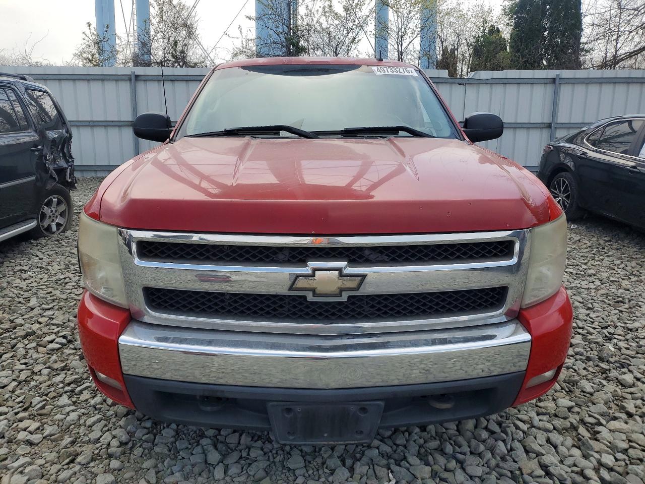 2008 Chevrolet Silverado K1500 Red vin: 2GCEK19YX81192879
