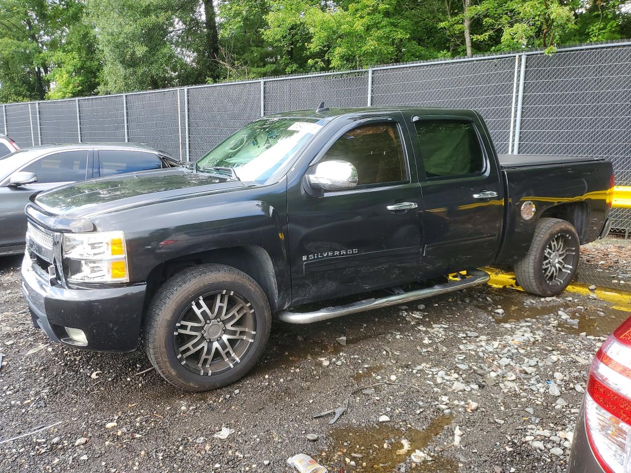 2009 Chevrolet Silverado K1500 Lt Black vin: 2GCEK233391105554