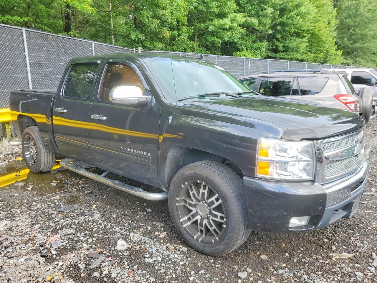 2009 Chevrolet Silverado K1500 Lt Black vin: 2GCEK233391105554