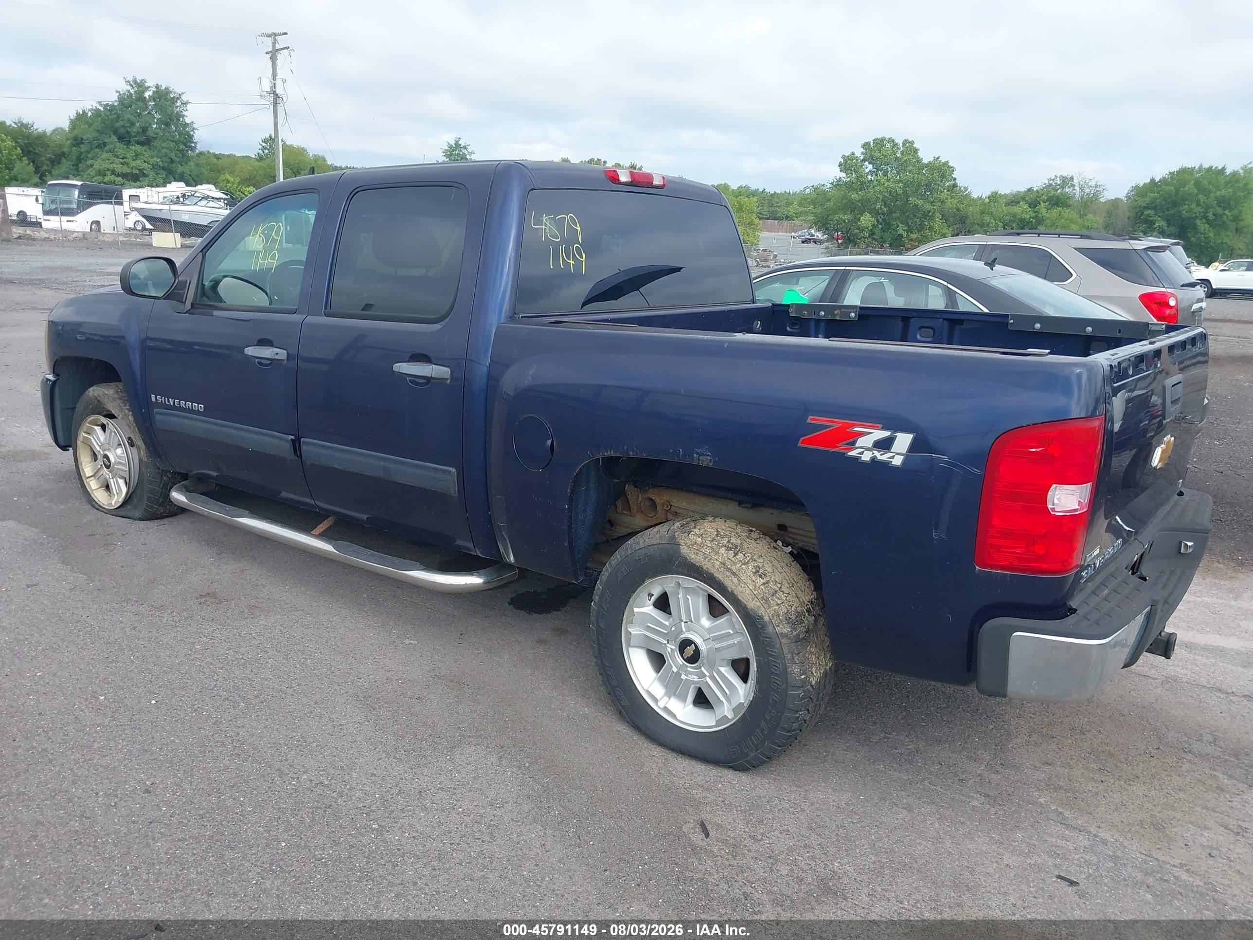 2009 Chevrolet Silverado 1500 Lt Blue vin: 2GCEK233391123455