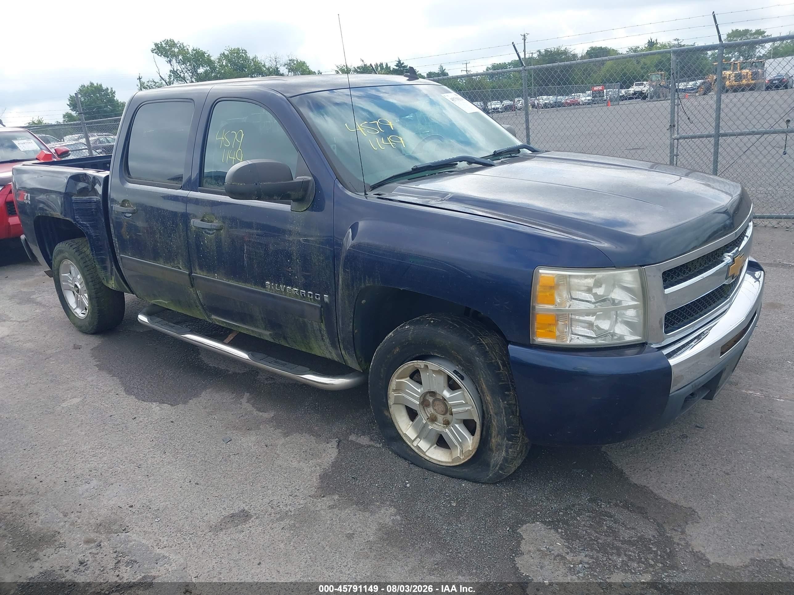2009 Chevrolet Silverado 1500 Lt Blue vin: 2GCEK233391123455