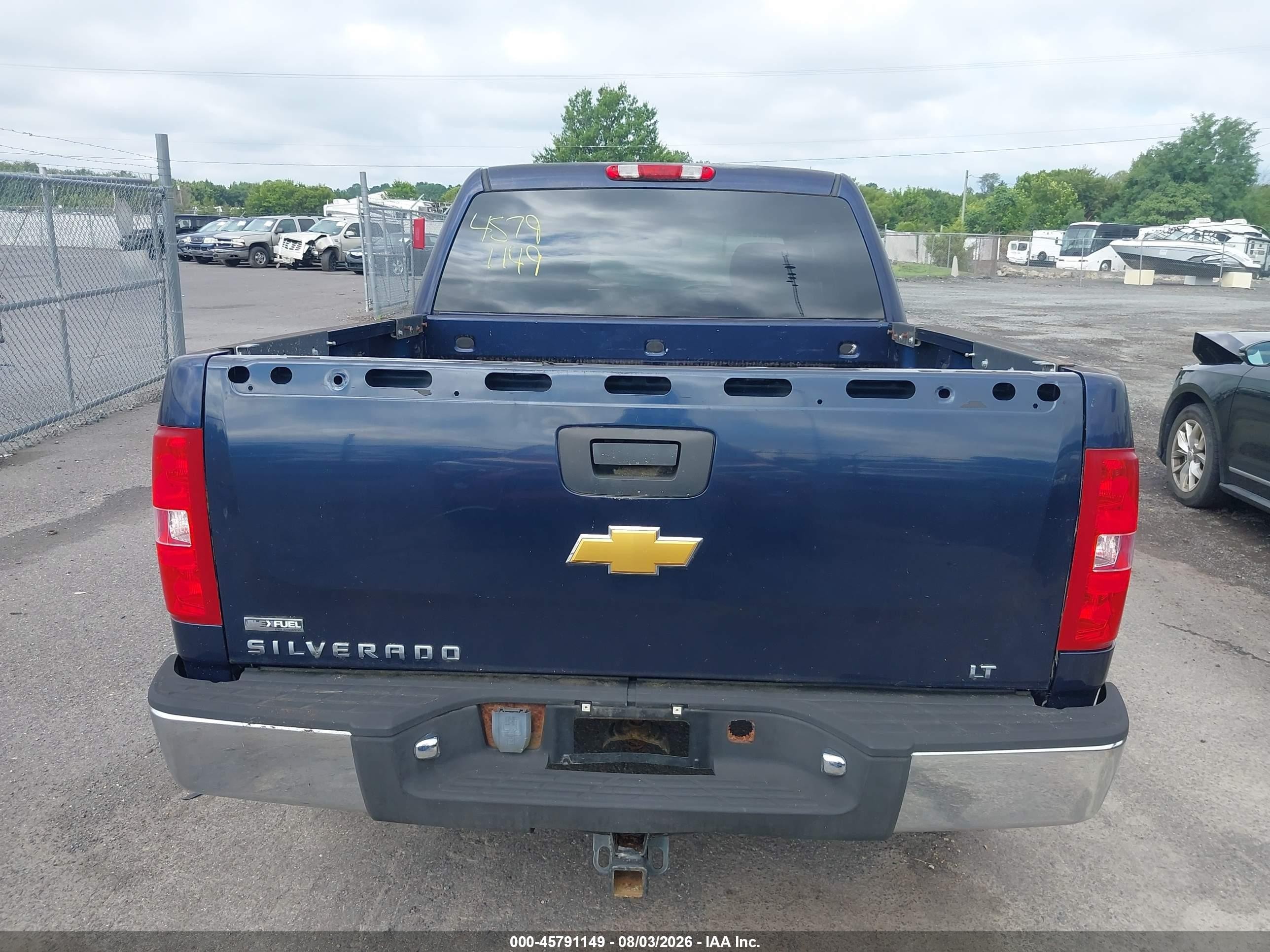 2009 Chevrolet Silverado 1500 Lt Blue vin: 2GCEK233391123455