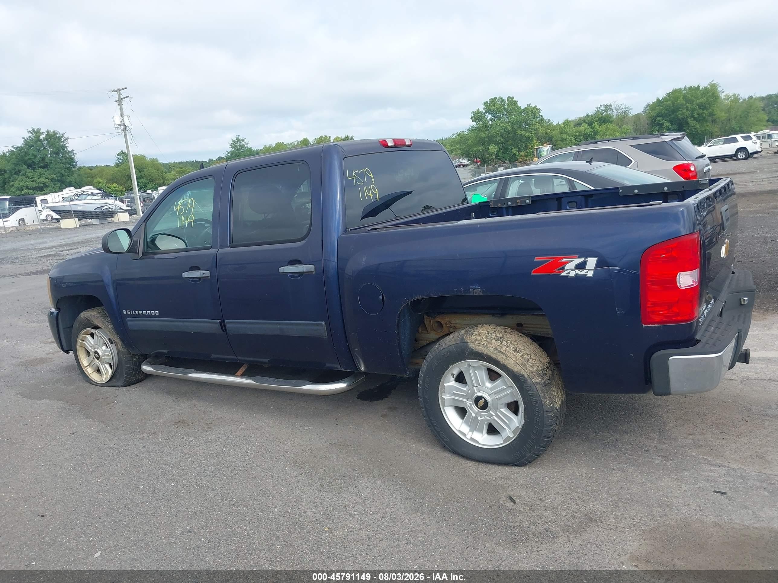 2009 Chevrolet Silverado 1500 Lt Blue vin: 2GCEK233391123455