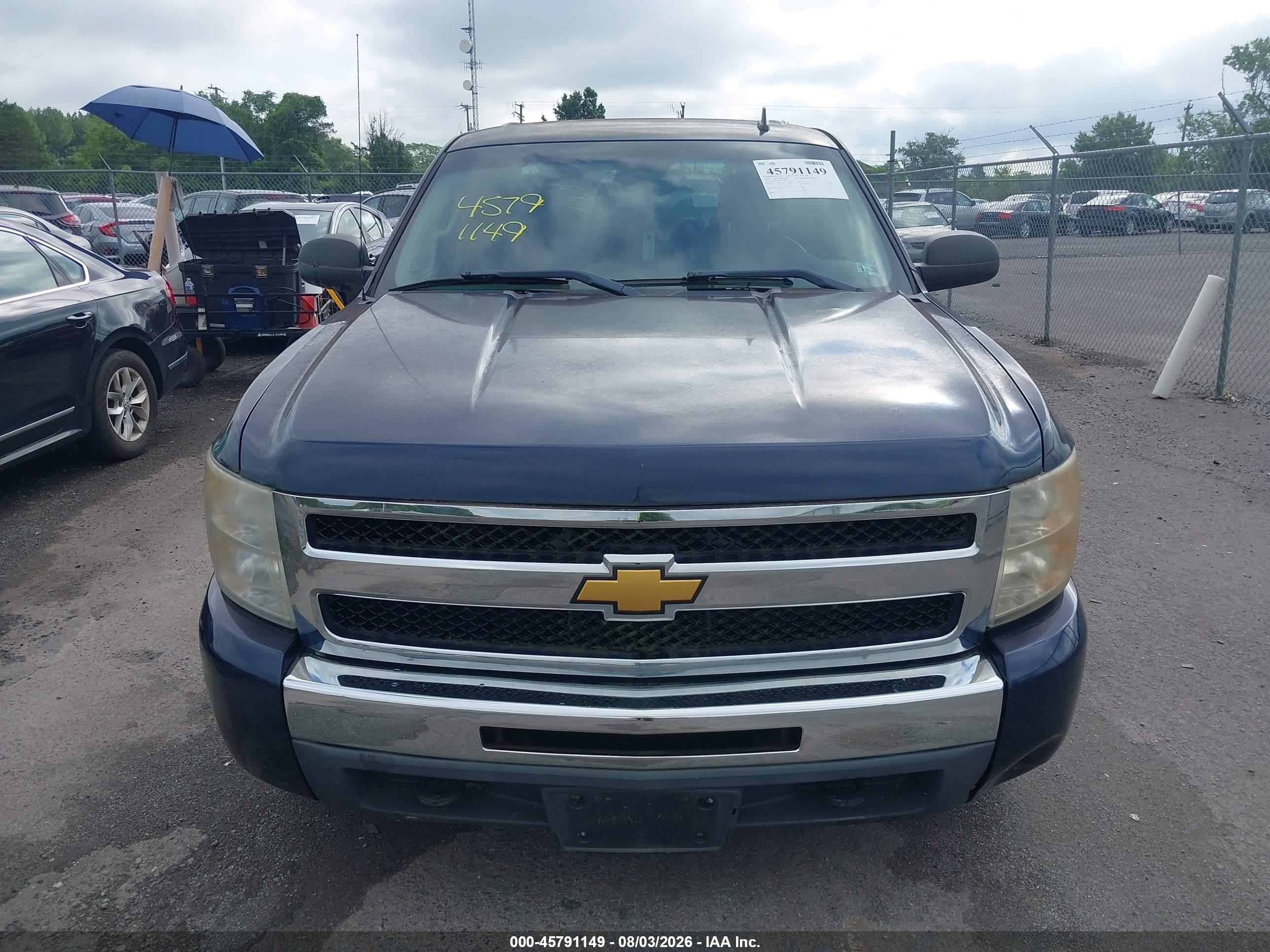 2009 Chevrolet Silverado 1500 Lt Blue vin: 2GCEK233391123455
