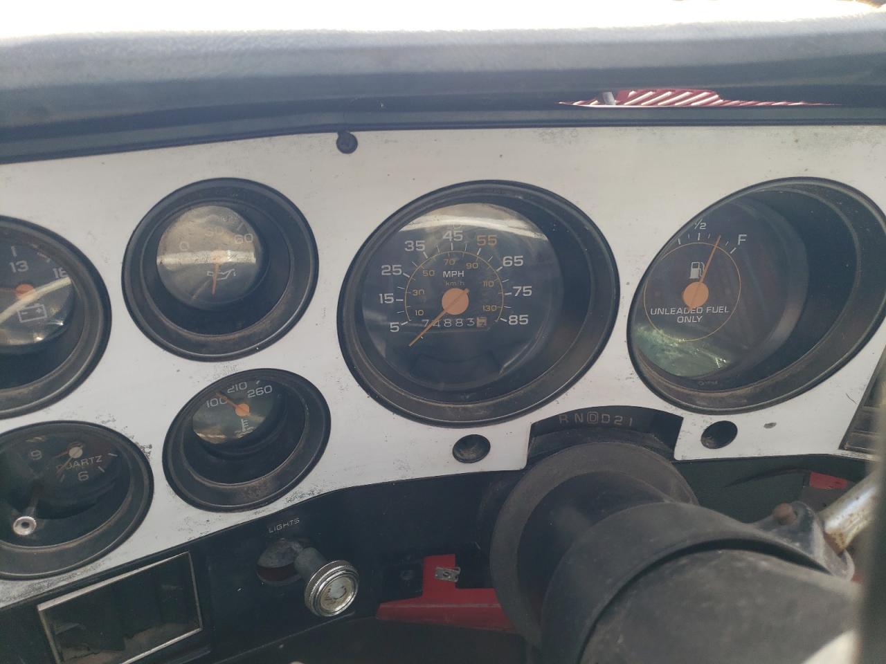 1985 Chevrolet K20  Red vin: 2GCEK24L2F1103160