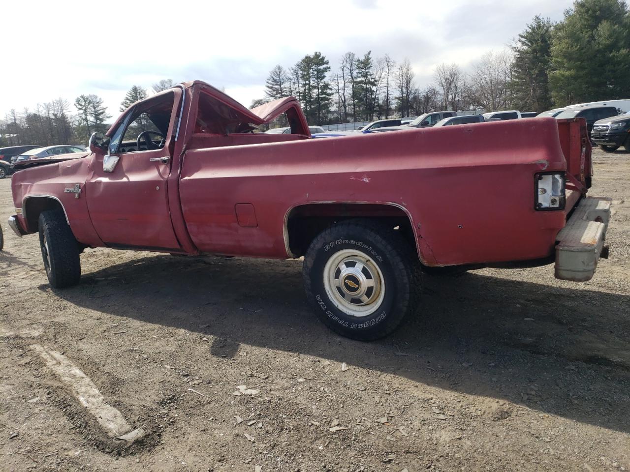 1985 Chevrolet K20  Red vin: 2GCEK24L2F1103160