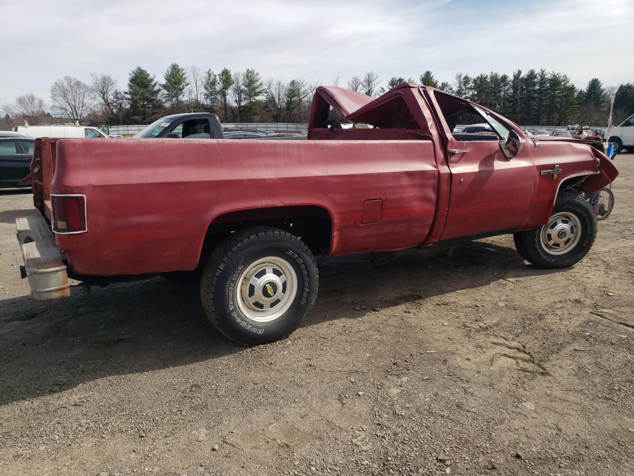 1985 Chevrolet K20  Red vin: 2GCEK24L2F1103160