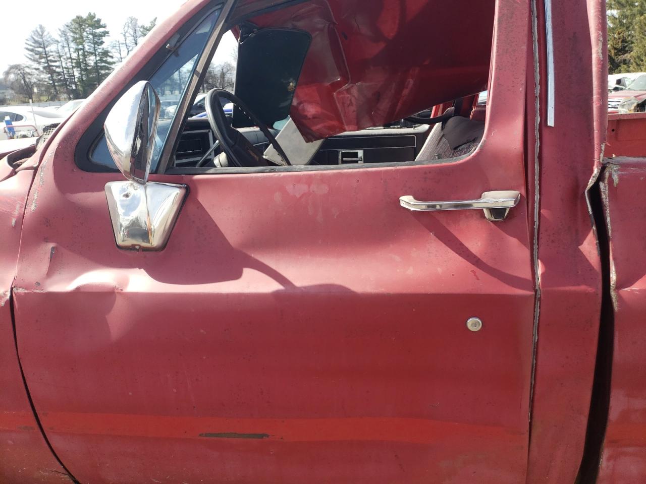 1985 Chevrolet K20  Red vin: 2GCEK24L2F1103160