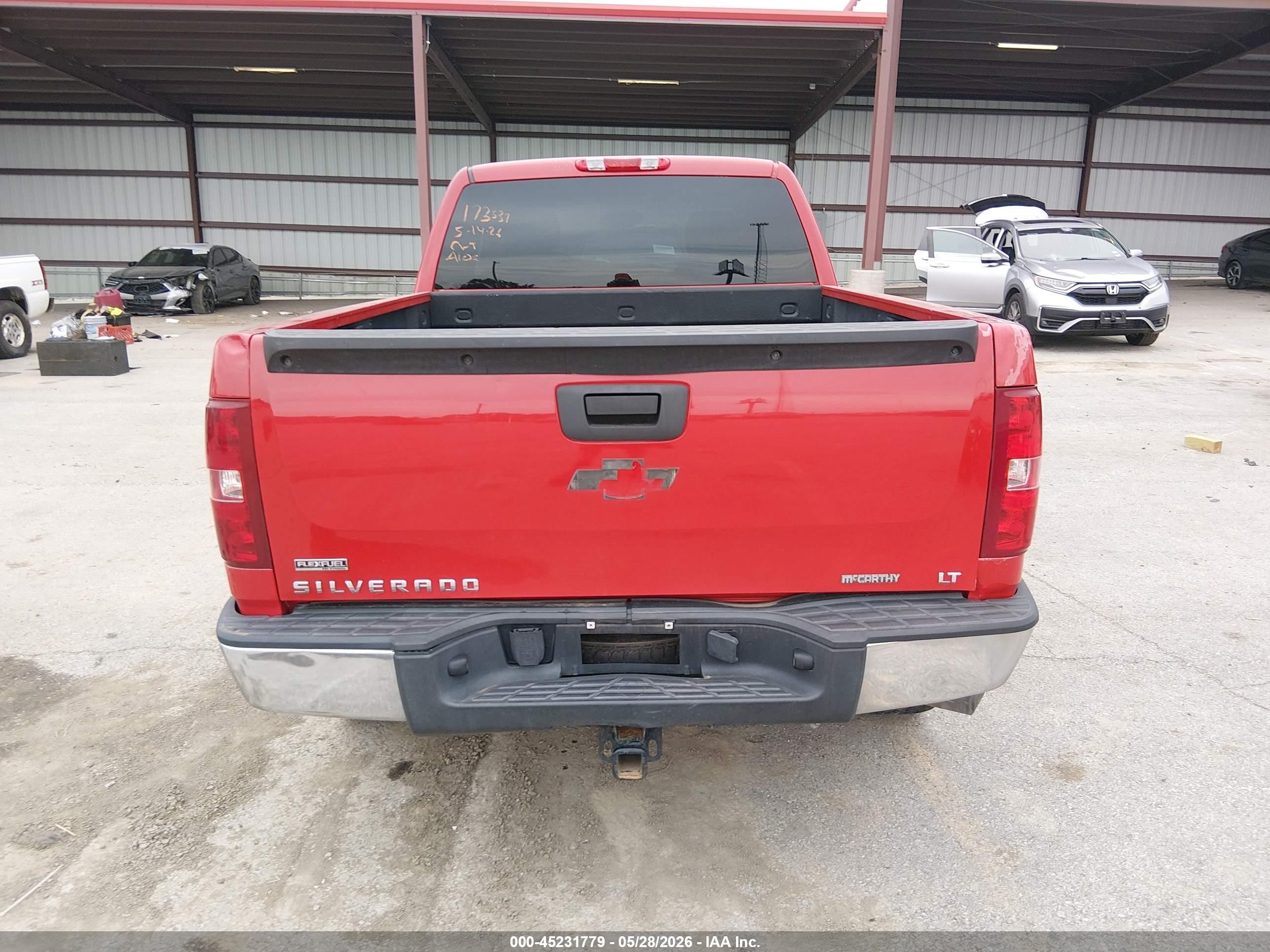2009 Chevrolet Silverado 1500 Lt Красный vin: 2GCEK290491124479