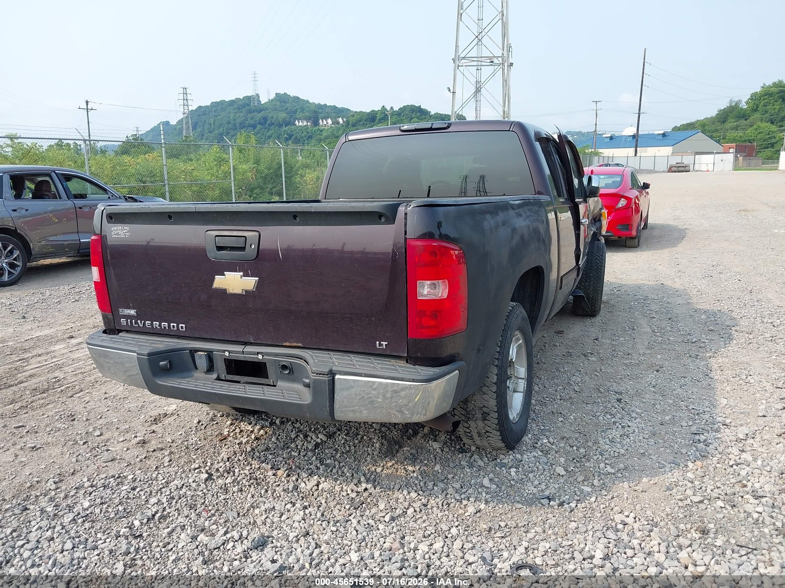 2009 Chevrolet Silverado 1500 Lt Maroon vin: 2GCEK290691109062