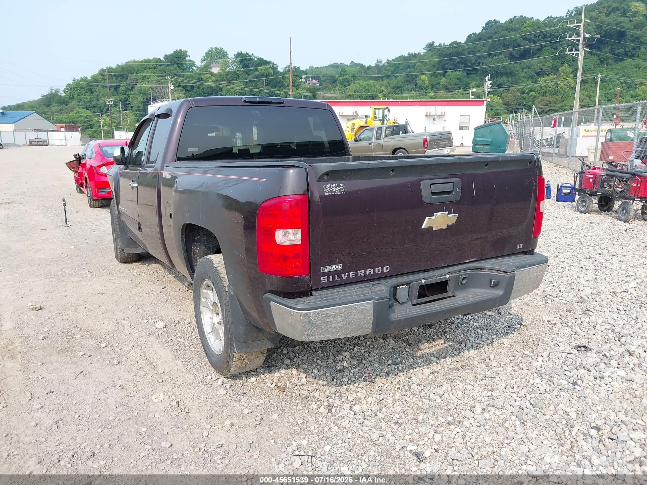 2009 Chevrolet Silverado 1500 Lt Maroon vin: 2GCEK290691109062