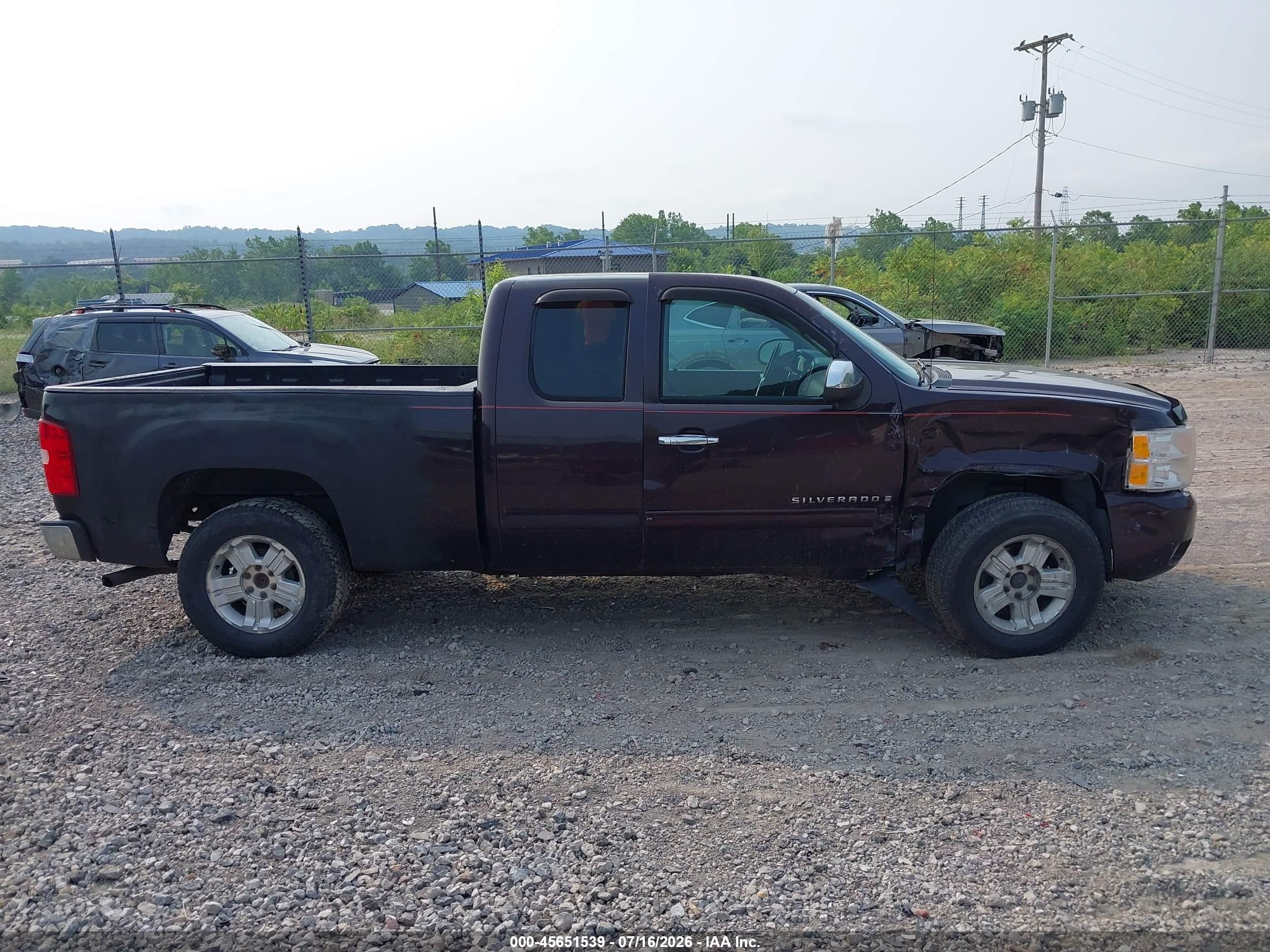 2009 Chevrolet Silverado 1500 Lt Maroon vin: 2GCEK290691109062