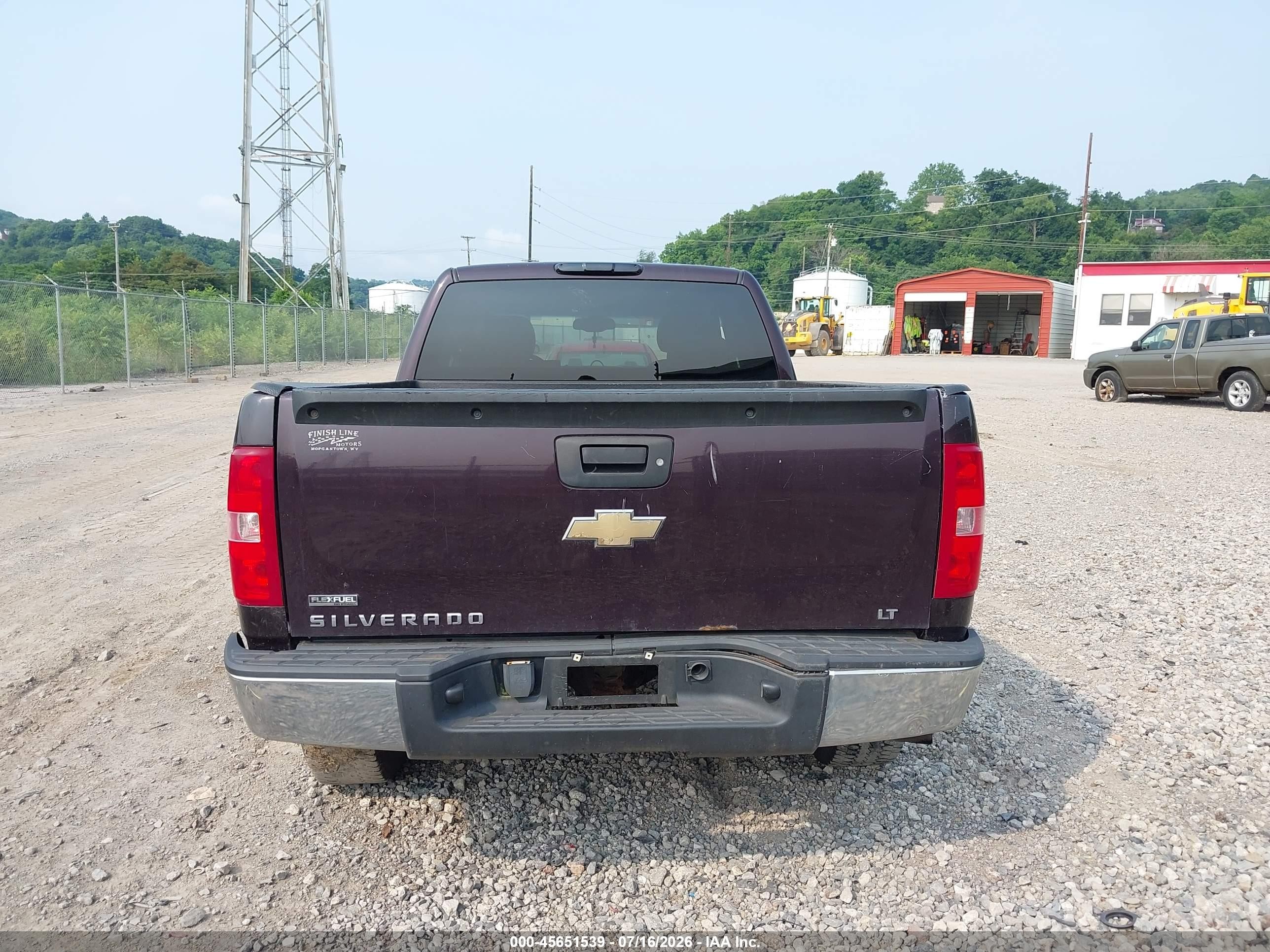 2009 Chevrolet Silverado 1500 Lt Maroon vin: 2GCEK290691109062