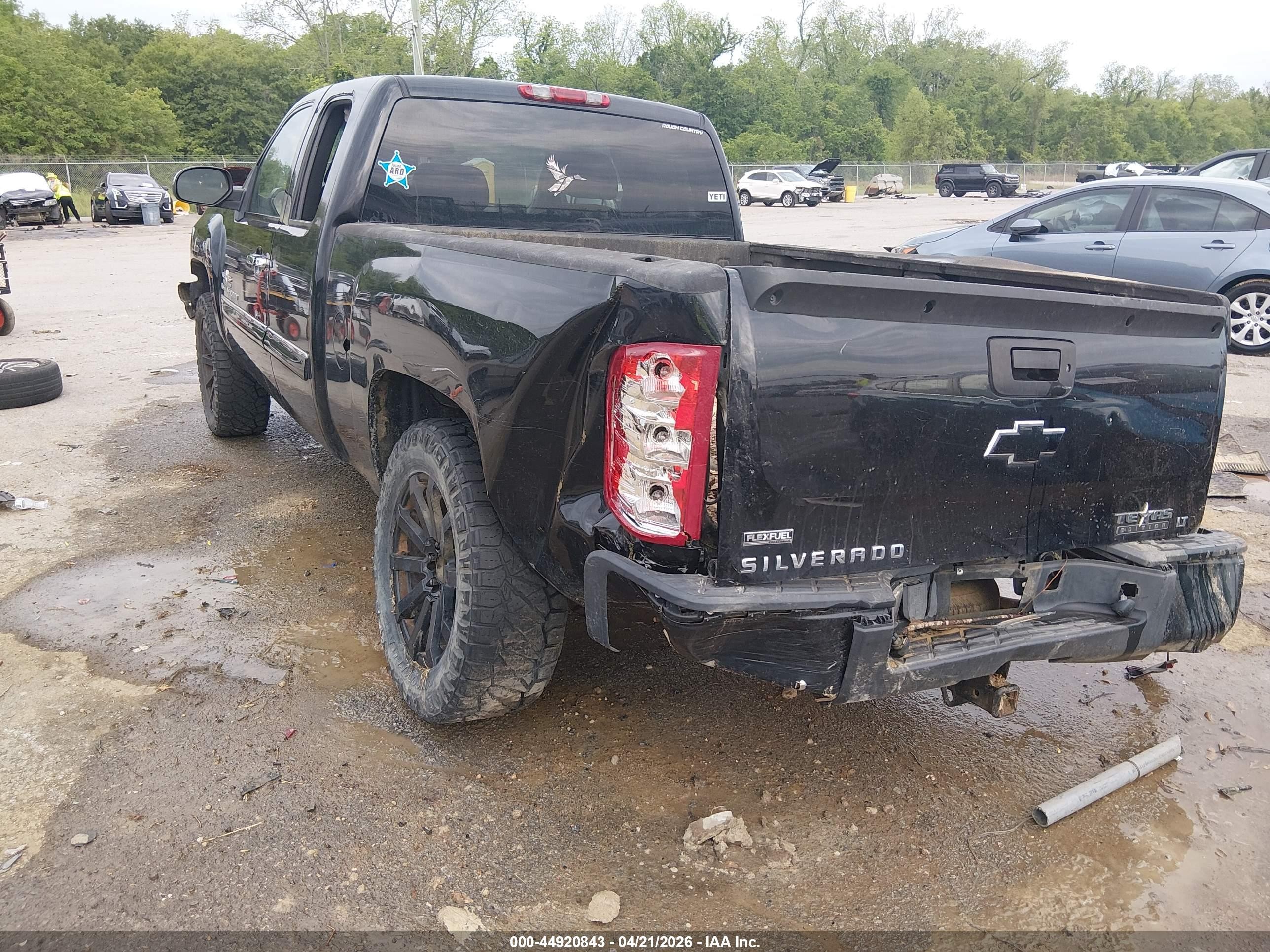 2009 Chevrolet Silverado 1500 Lt Black vin: 2GCEK290791115274