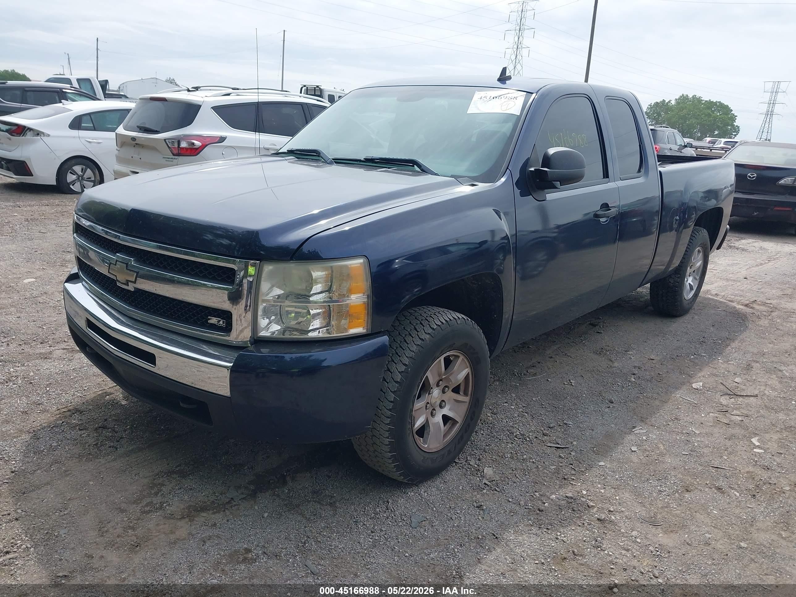 2009 Chevrolet Silverado 1500 Lt Blue vin: 2GCEK290991114451