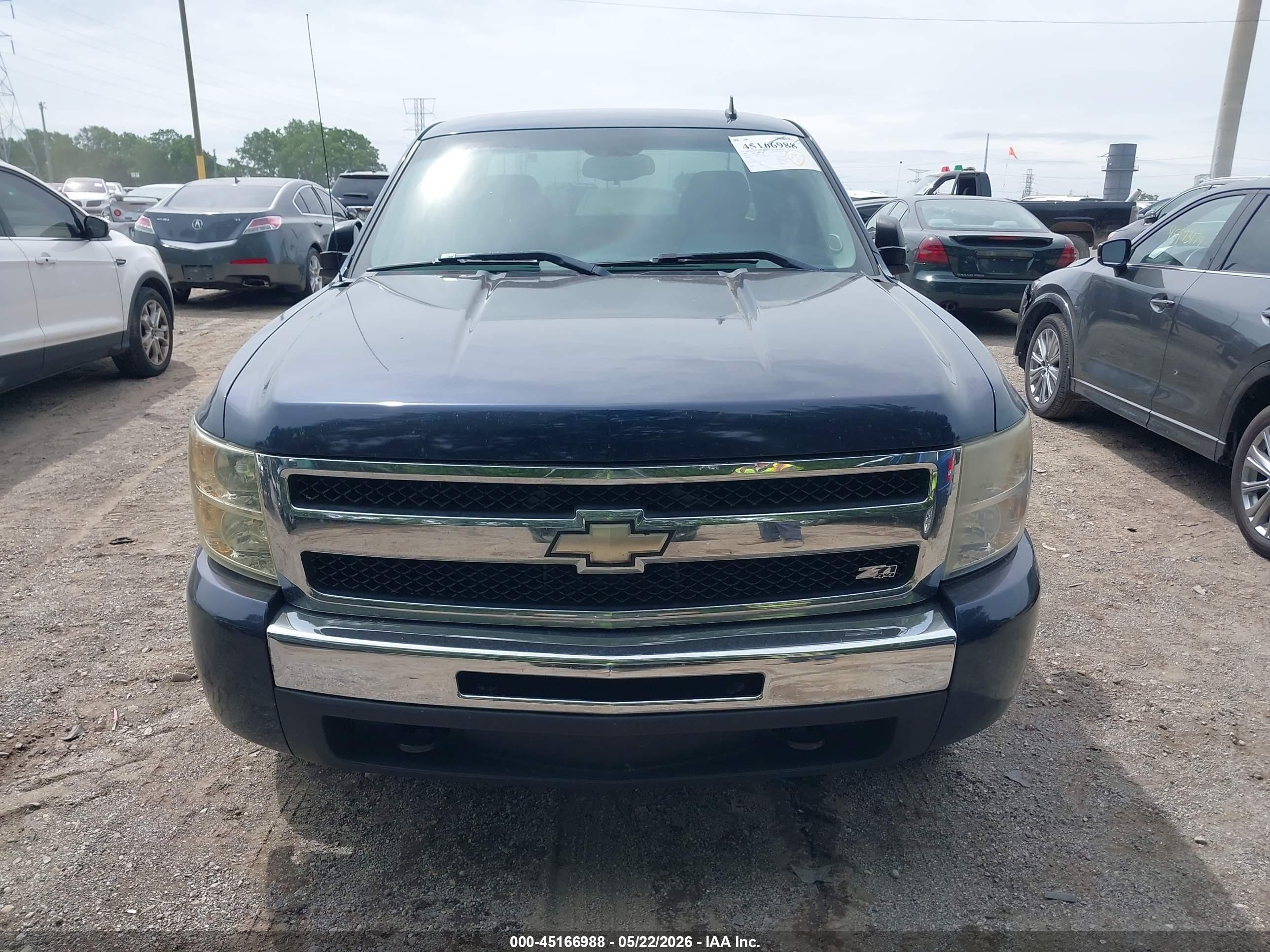 2009 Chevrolet Silverado 1500 Lt Blue vin: 2GCEK290991114451
