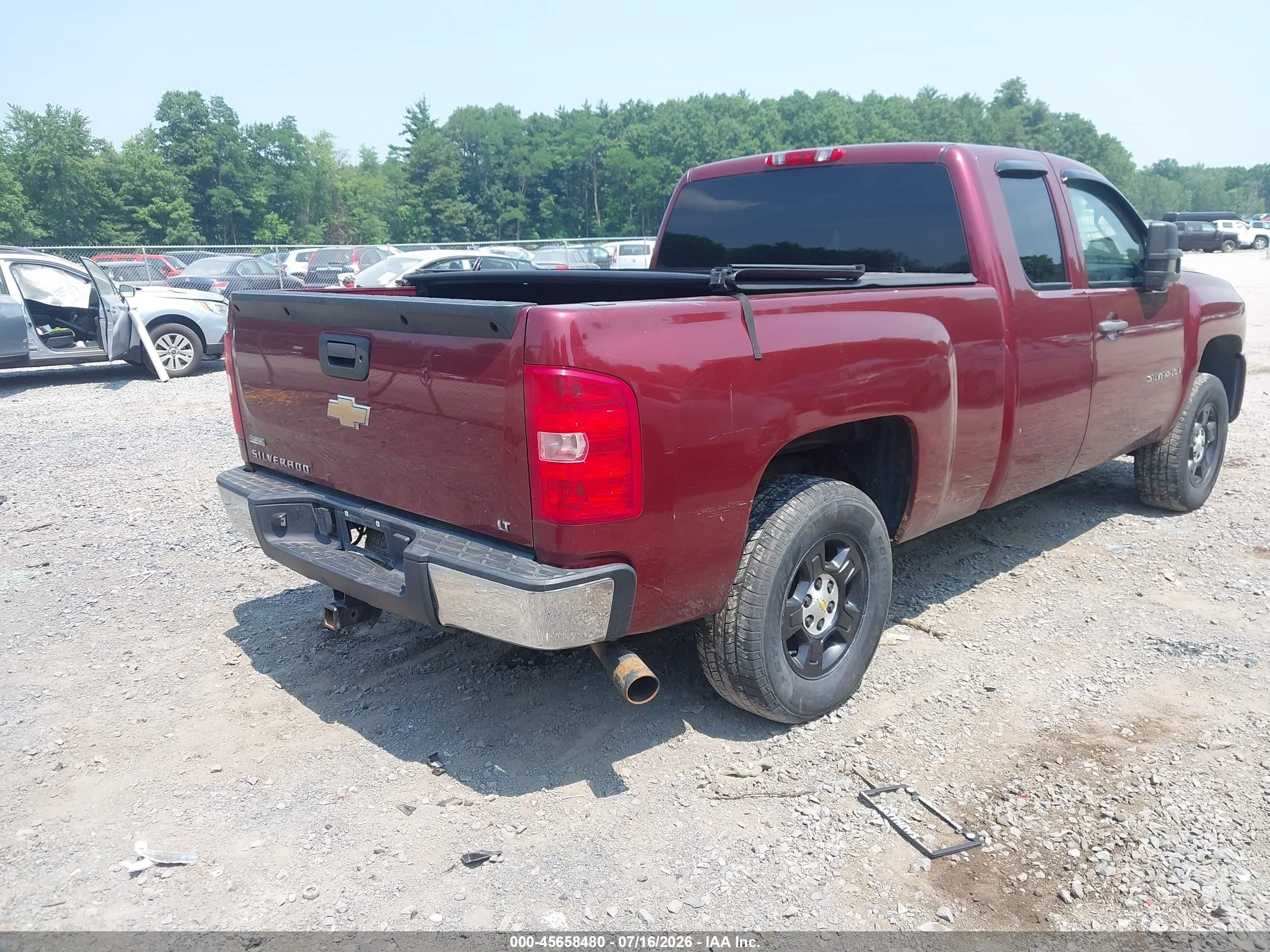 2009 Chevrolet Silverado 1500 Lt Maroon vin: 2GCEK290X91110375