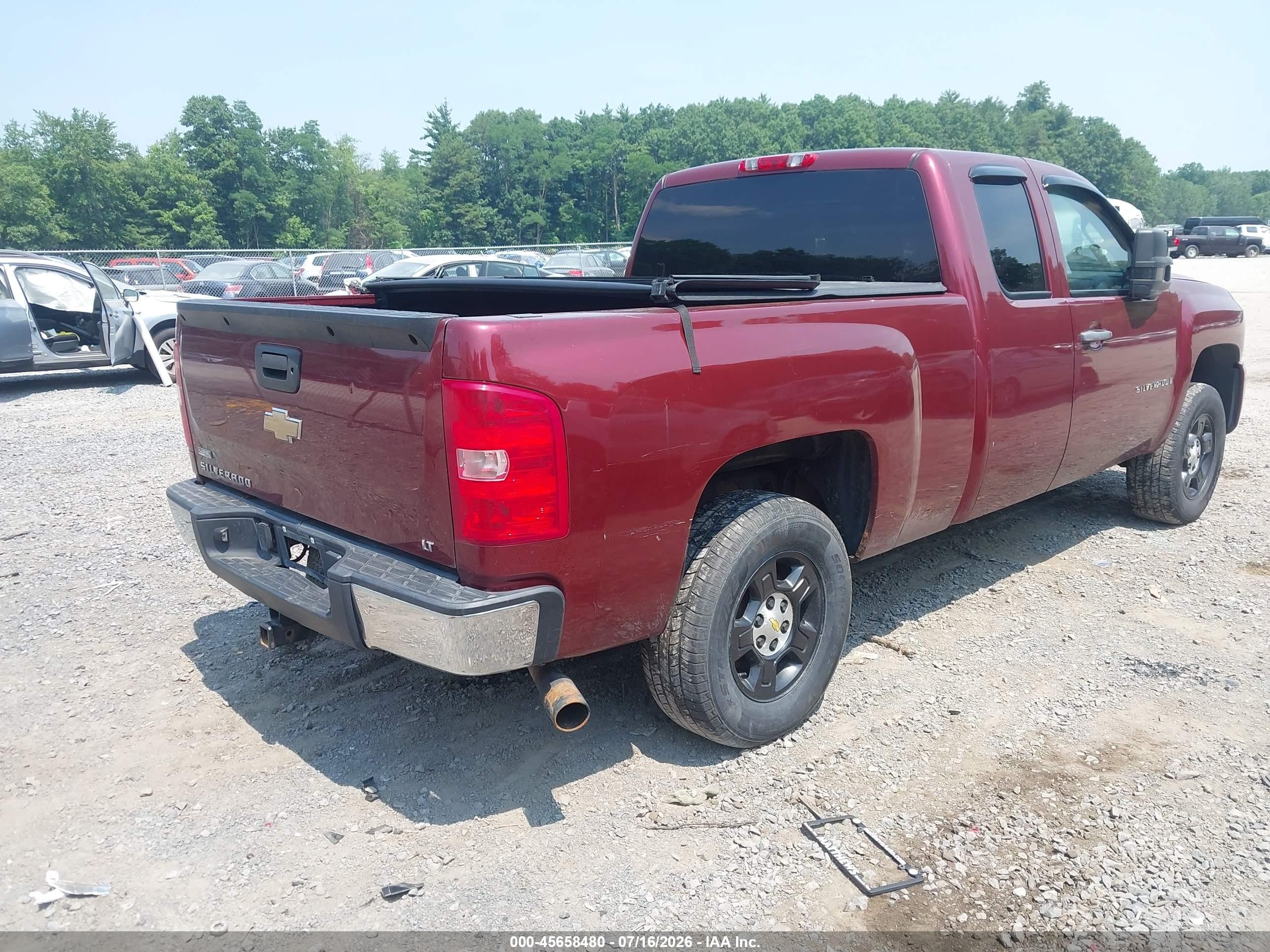 2009 Chevrolet Silverado 1500 Lt Maroon vin: 2GCEK290X91110375