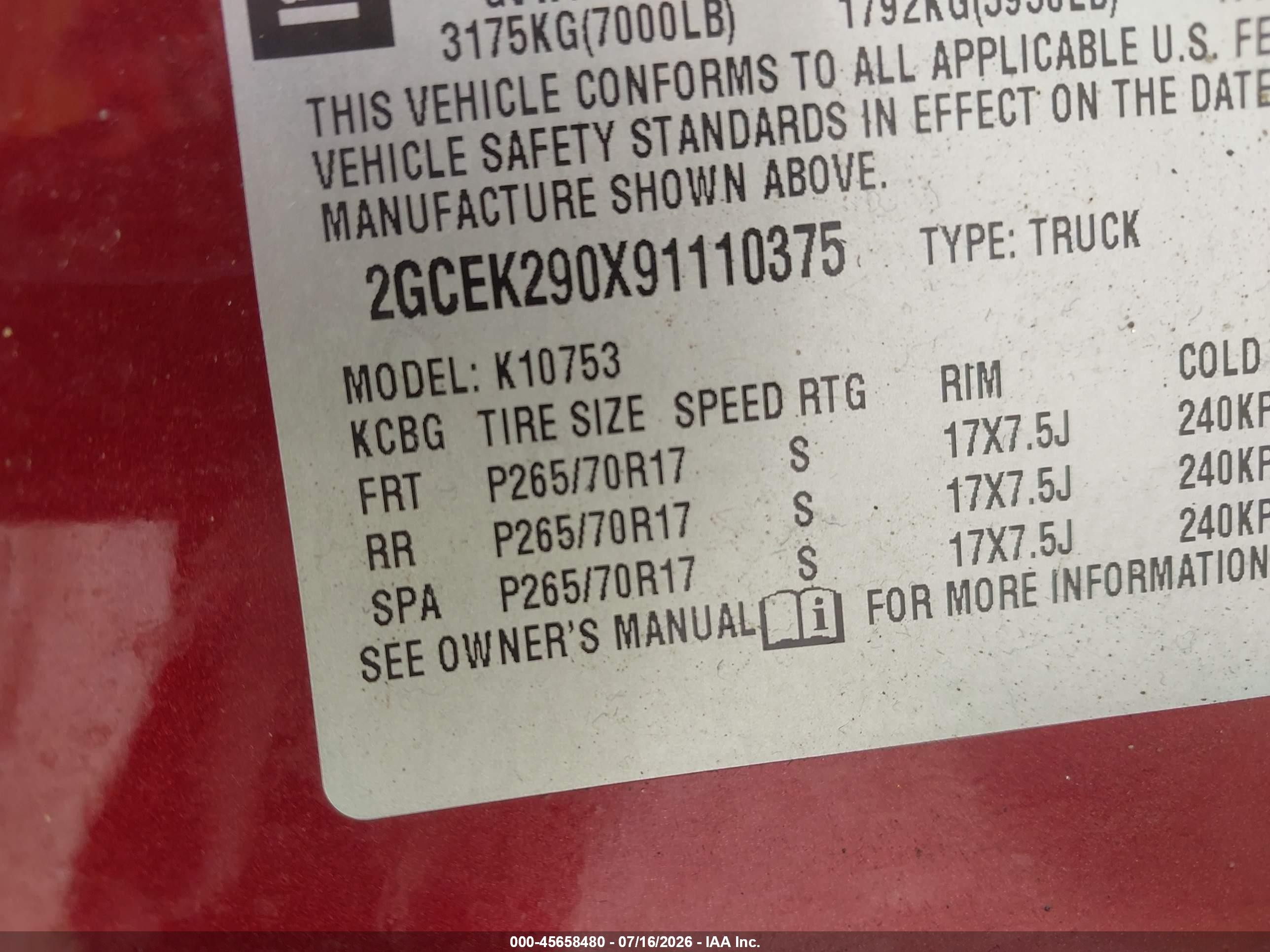 2009 Chevrolet Silverado 1500 Lt Maroon vin: 2GCEK290X91110375