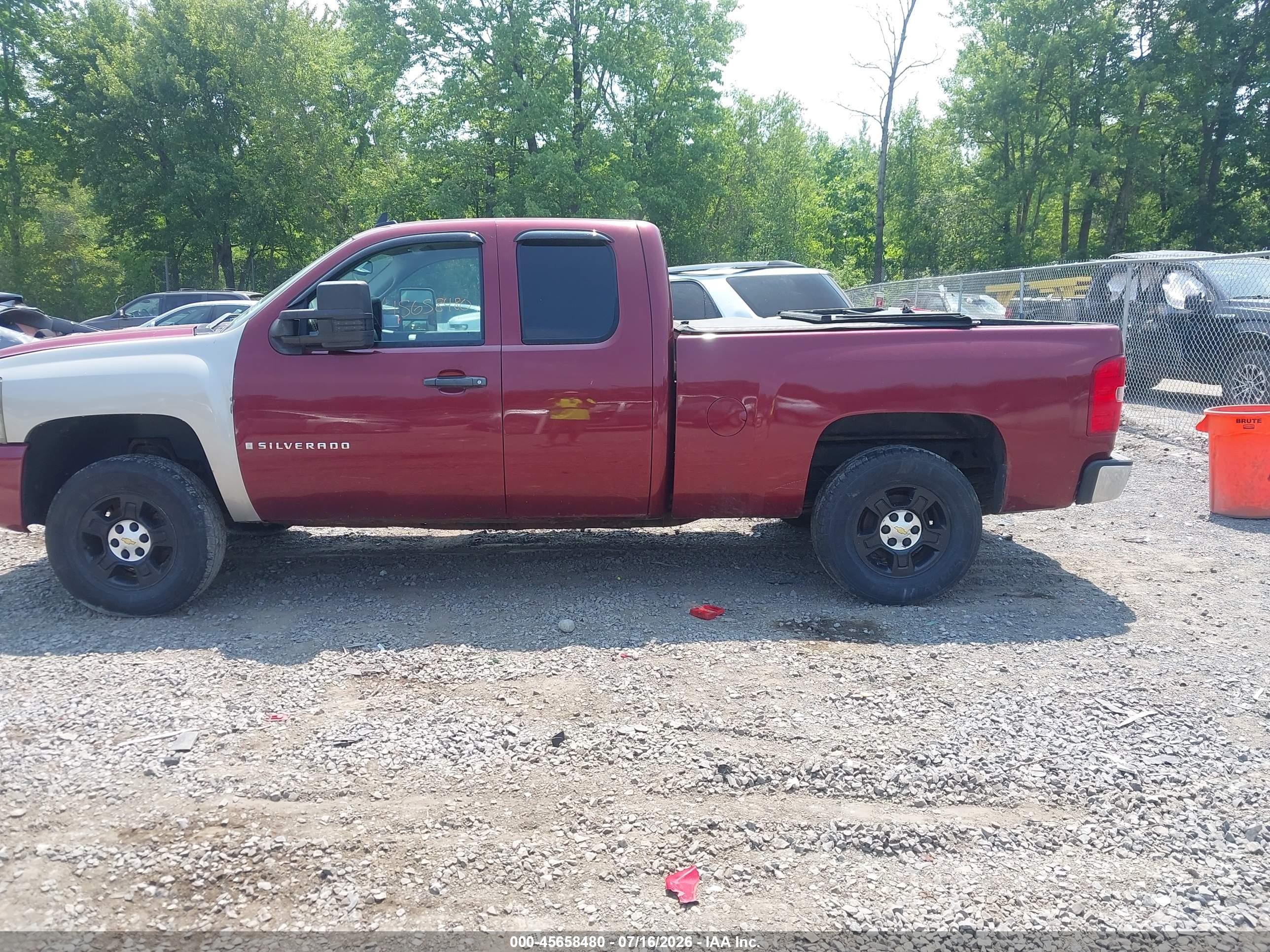 2009 Chevrolet Silverado 1500 Lt Maroon vin: 2GCEK290X91110375