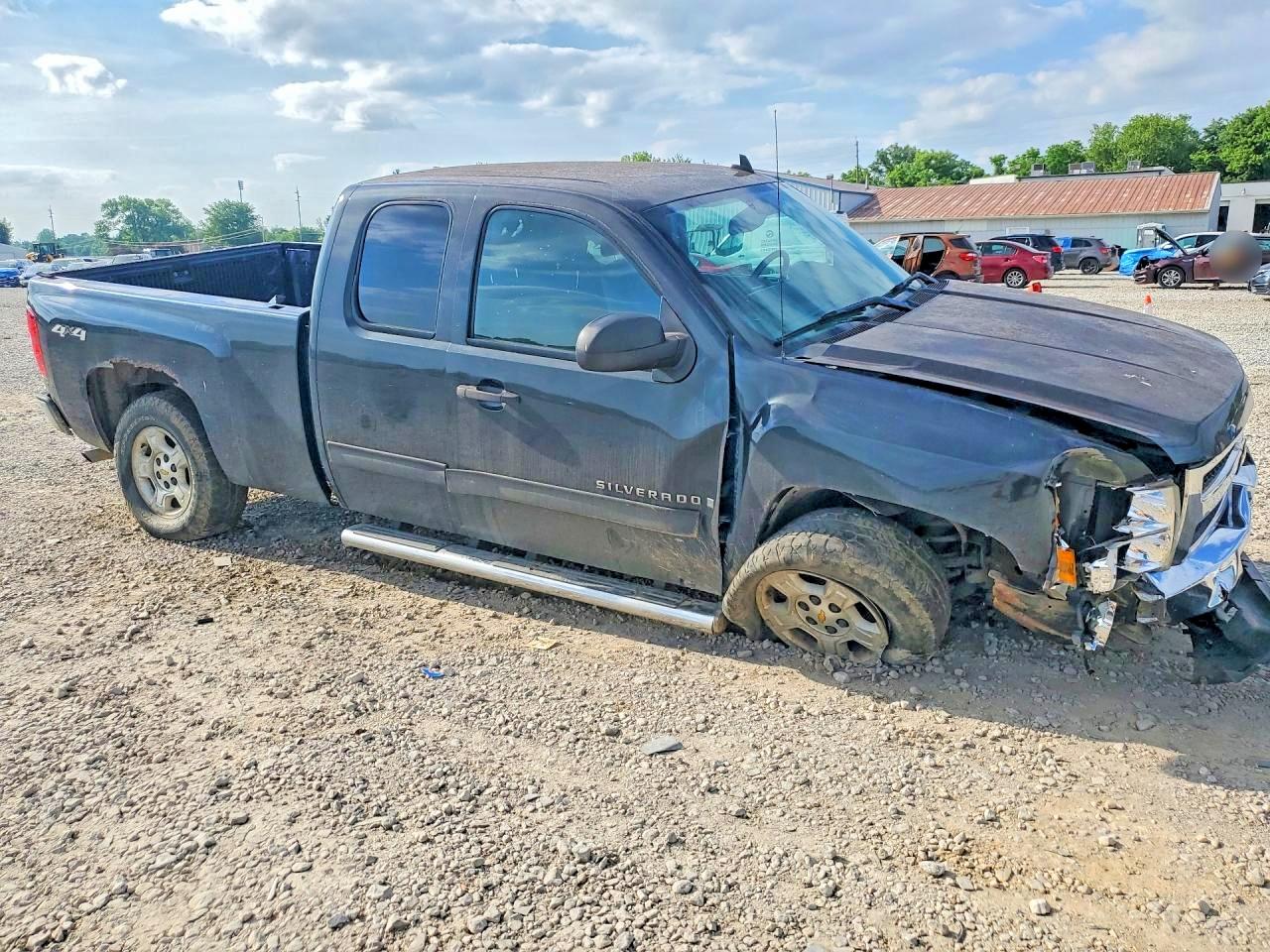 2009 Chevrolet Silverado K1500 Lt Black vin: 2GCEK29J991132151