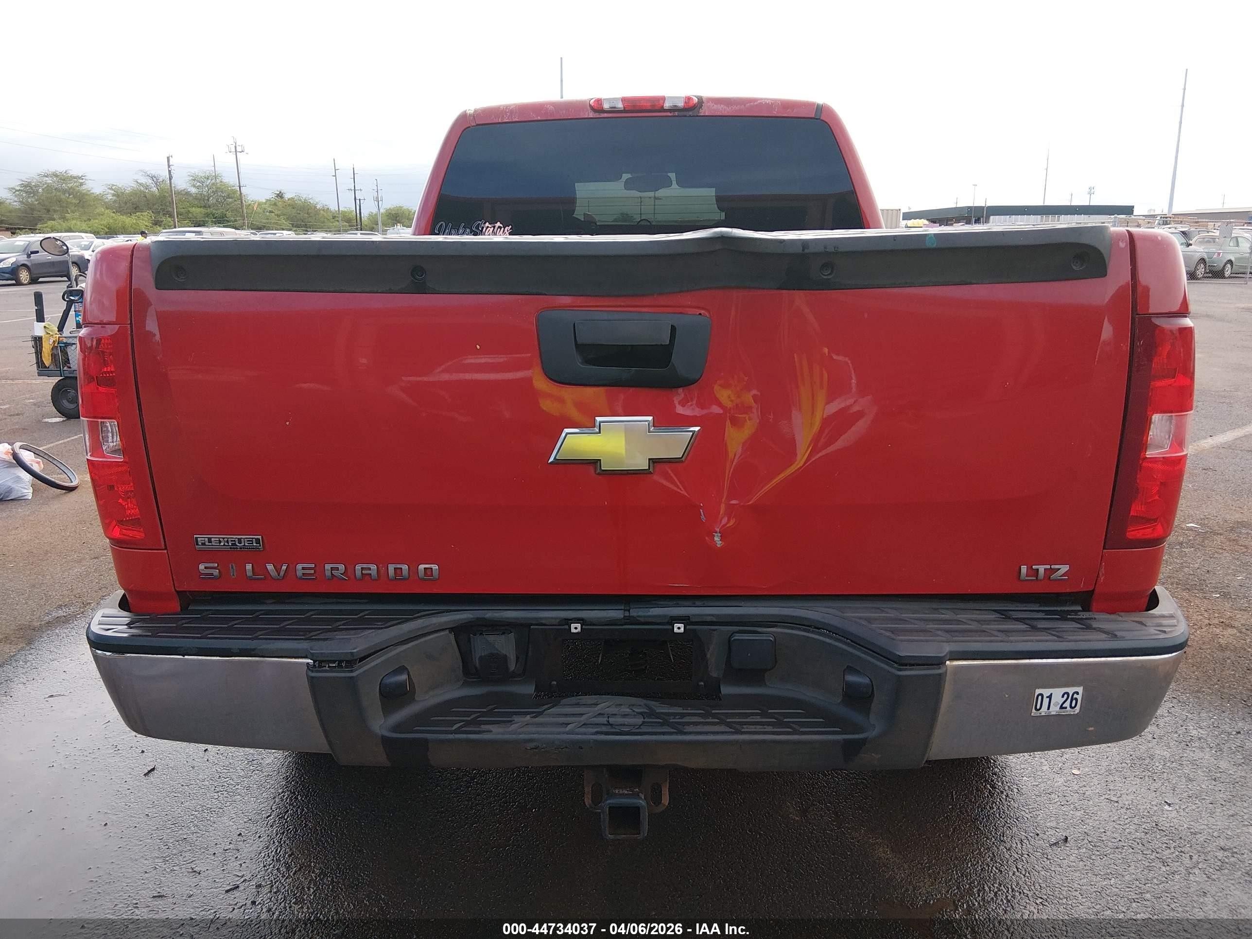2009 Chevrolet Silverado 1500 Ltz Red vin: 2GCEK390791121145