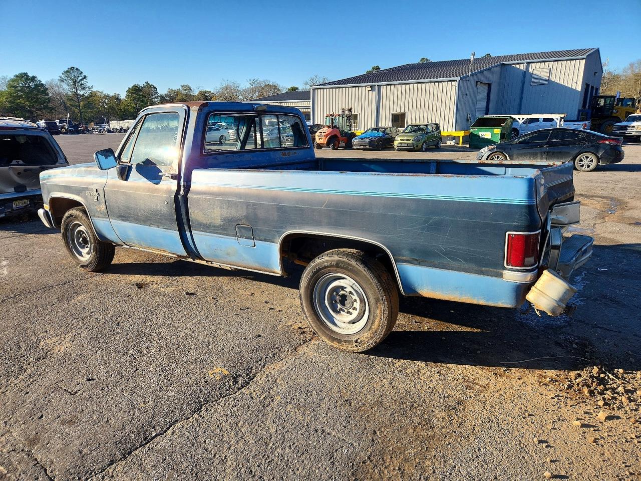 1986 Chevrolet C20 Blue vin: 2GCFC24HXG1164691