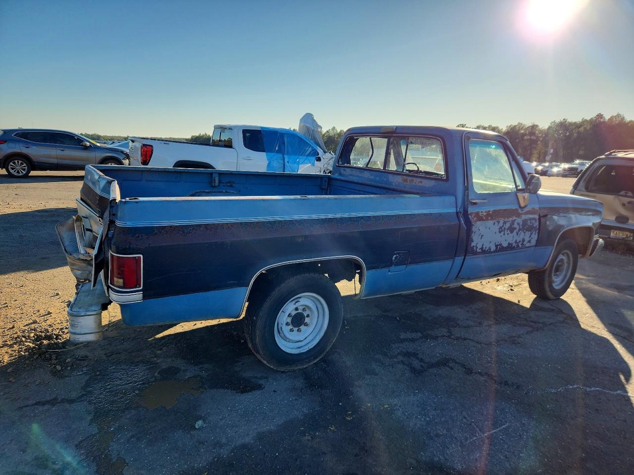 1986 Chevrolet C20 Blue vin: 2GCFC24HXG1164691