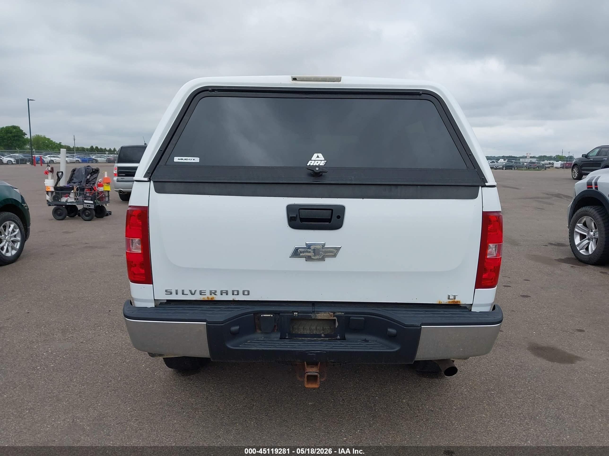 2007 Chevrolet Silverado 1500 Lt1 White vin: 2GCFK13Y771618281