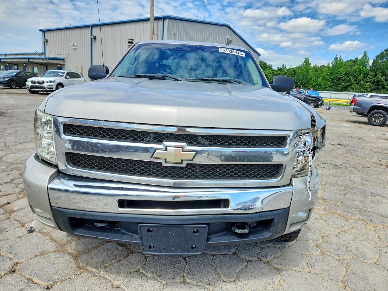 2007 Chevrolet Silverado K1500 Crew Cab Tan vin: 2GCFK13Y771631323