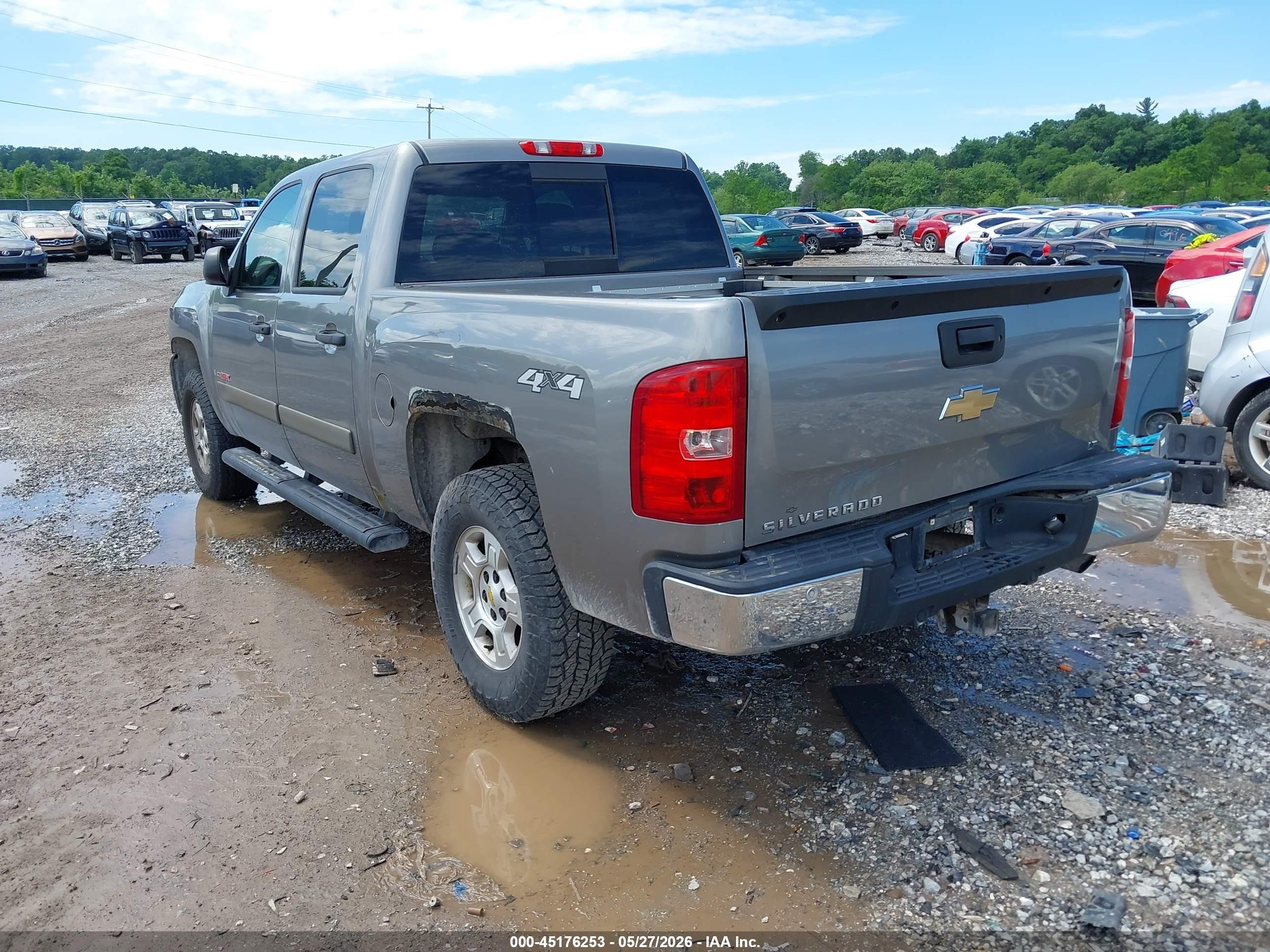 2007 Chevrolet Silverado 1500 Lt2 Gray vin: 2GCFK13Y871685651