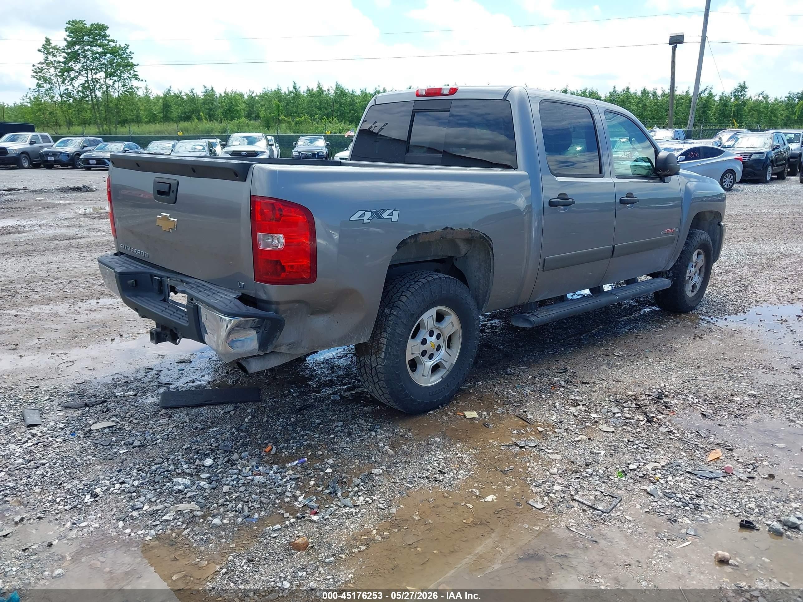 2007 Chevrolet Silverado 1500 Lt2 Gray vin: 2GCFK13Y871685651