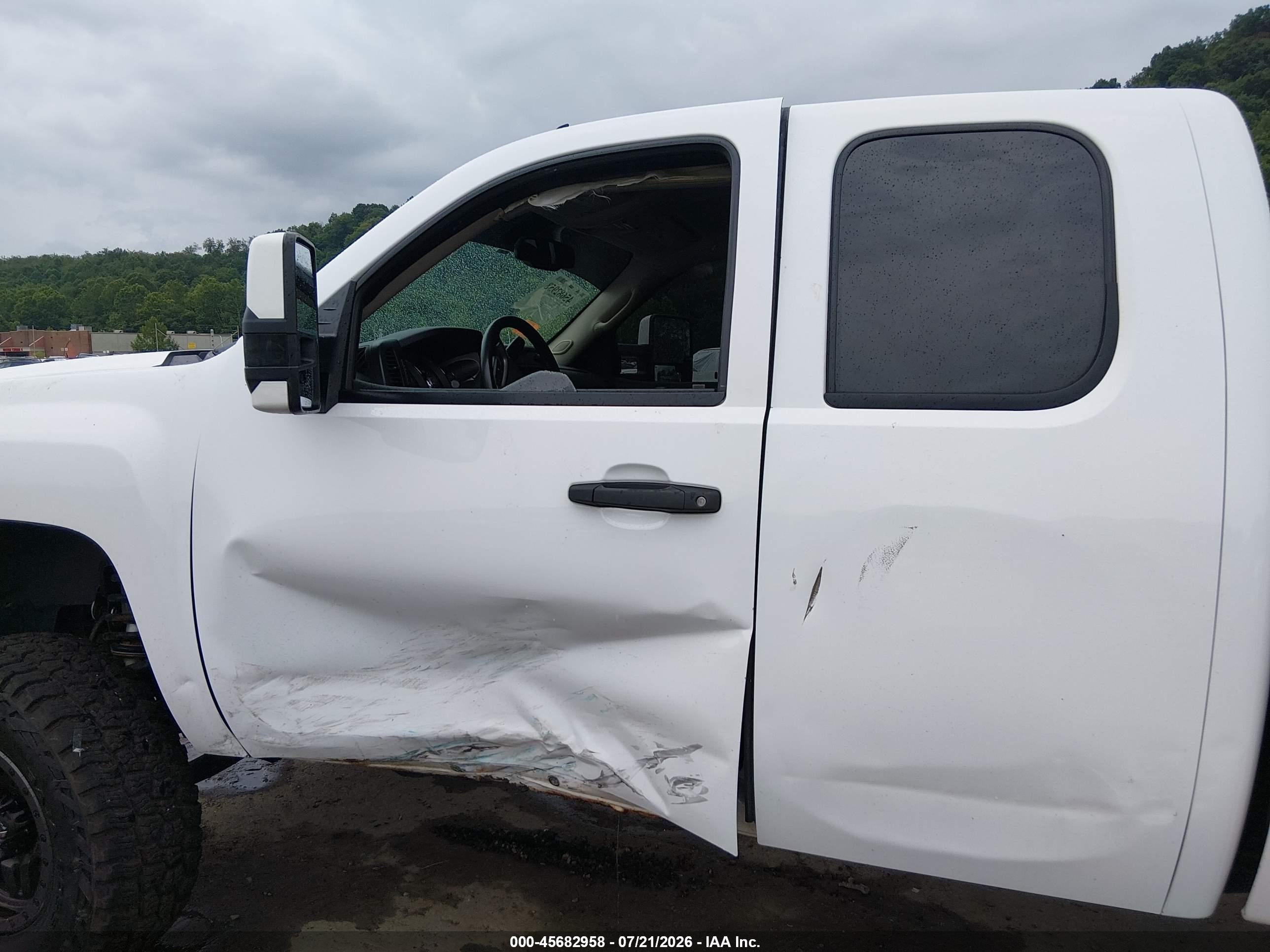 2007 Chevrolet Silverado 1500 Lt1 White vin: 2GCFK19Y771582437