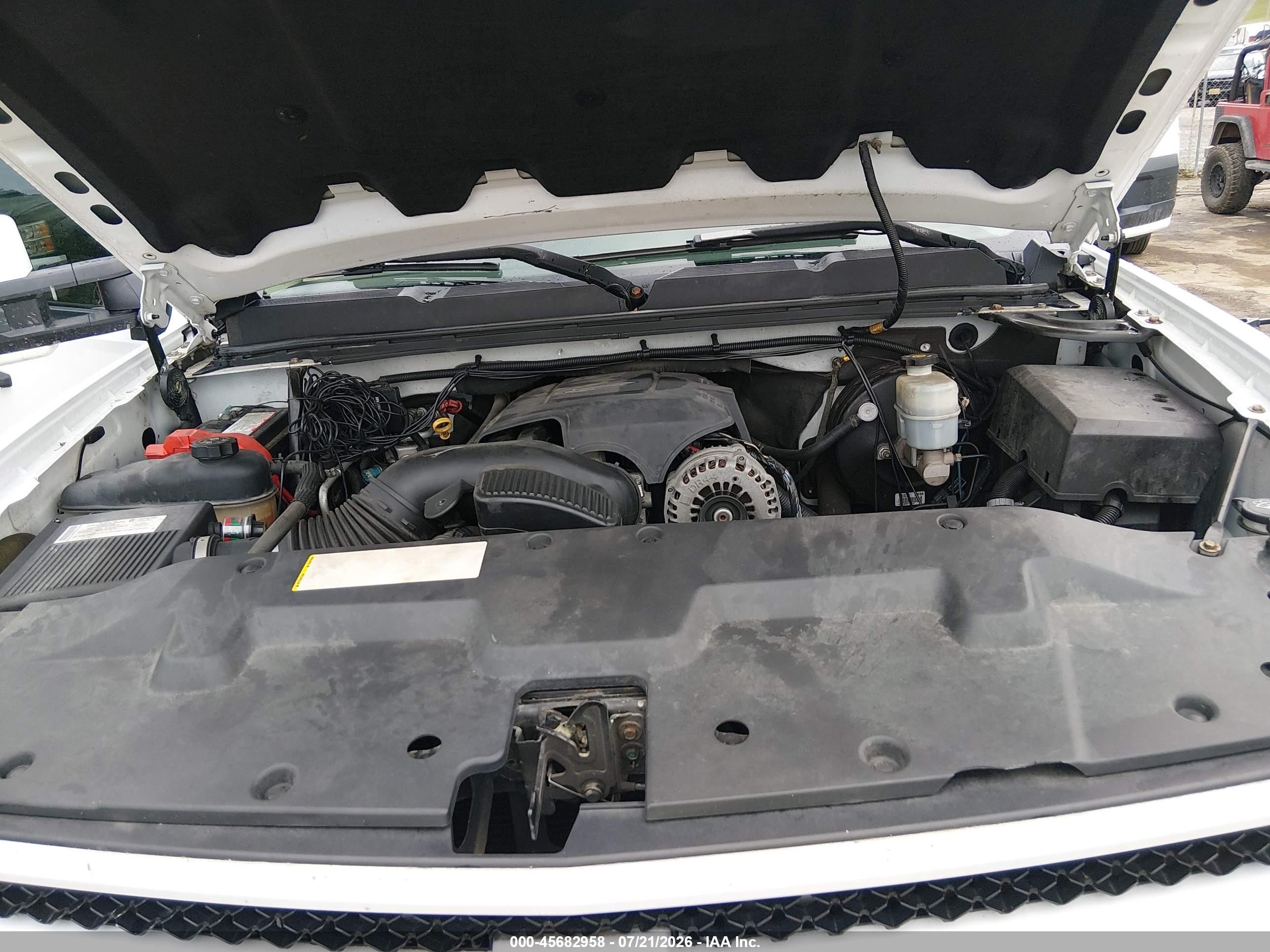 2007 Chevrolet Silverado 1500 Lt1 White vin: 2GCFK19Y771582437