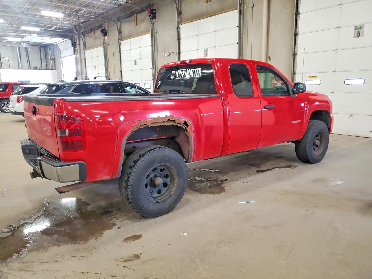 2007 Chevrolet Silverado K1500 Красный vin: 2GCFK19Y871623478
