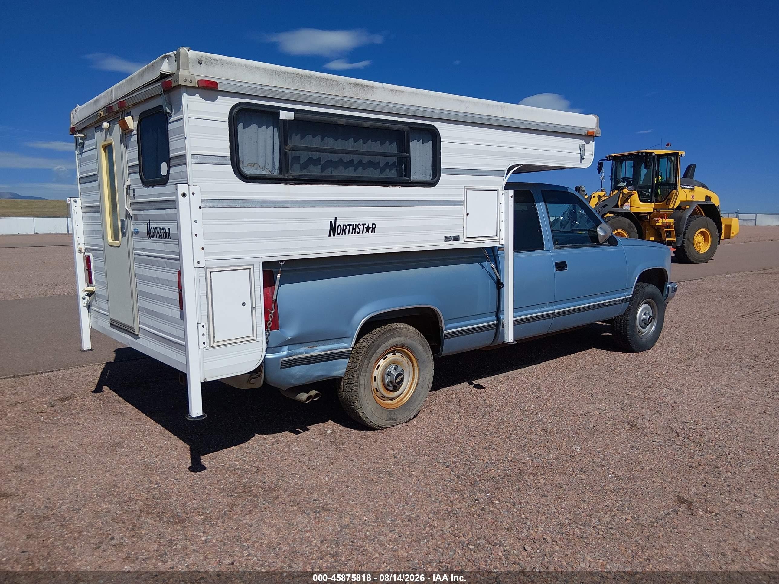 1992 Chevrolet Gmt-400 K2500 Blue vin: 2GCFK29K4N1160463