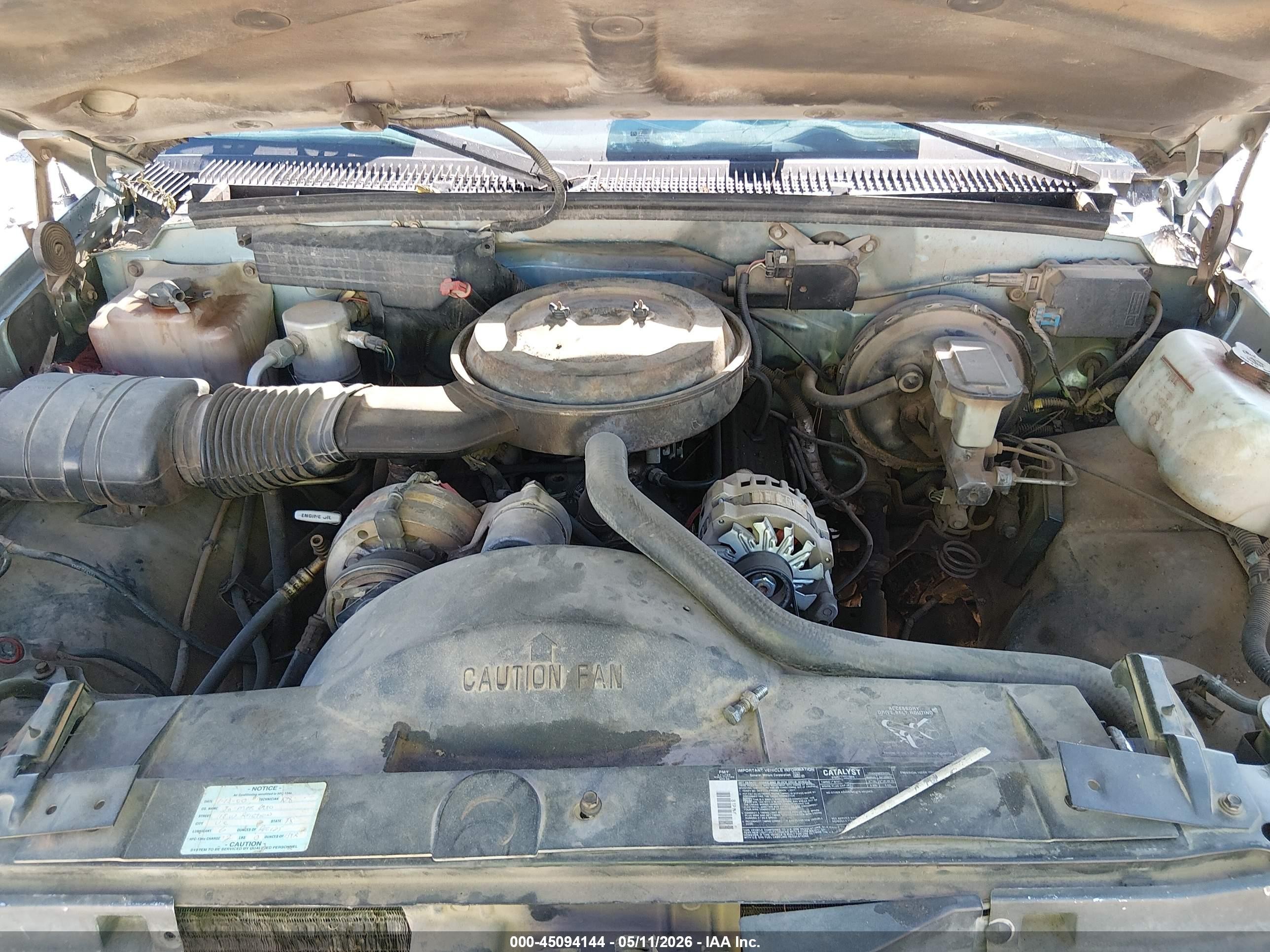 1992 Chevrolet Gmt-400 K2500 Blue vin: 2GCFK29K4N1235582