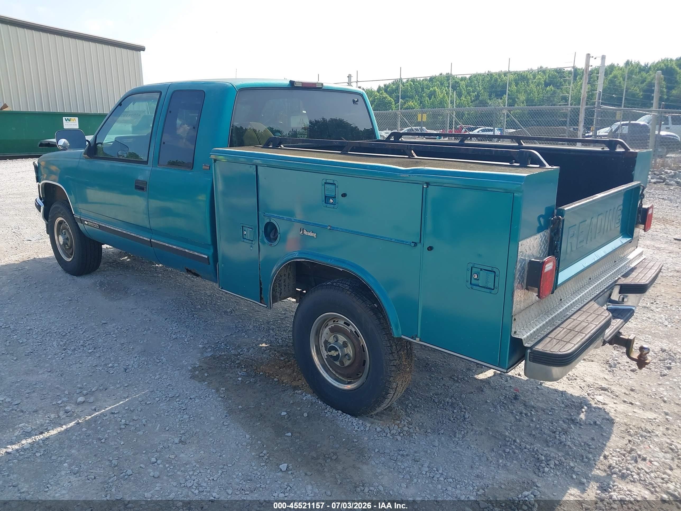 1994 Chevrolet Gmt-400 K2500 Green vin: 2GCFK29K5R1248783
