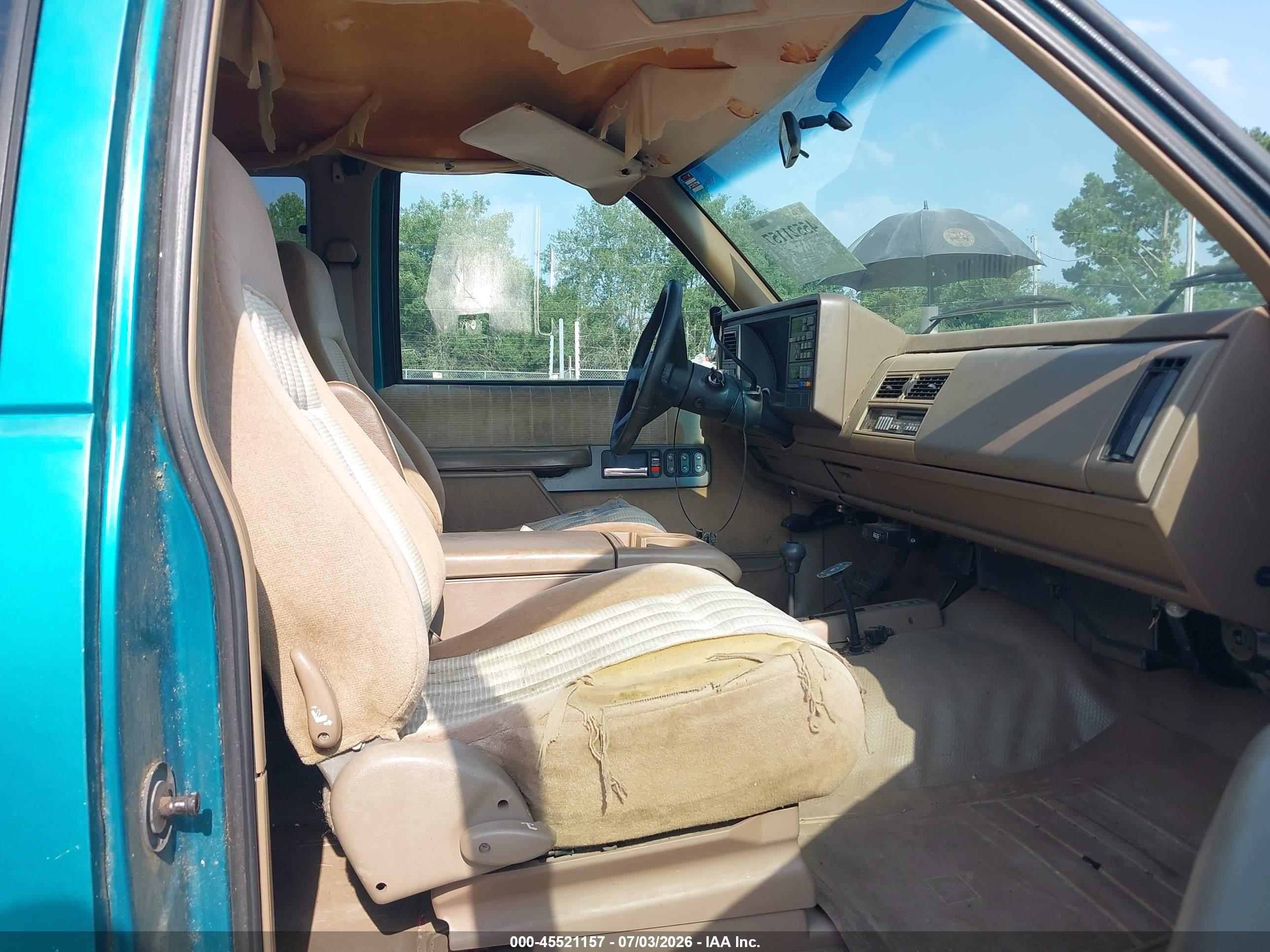 1994 Chevrolet Gmt-400 K2500 Green vin: 2GCFK29K5R1248783