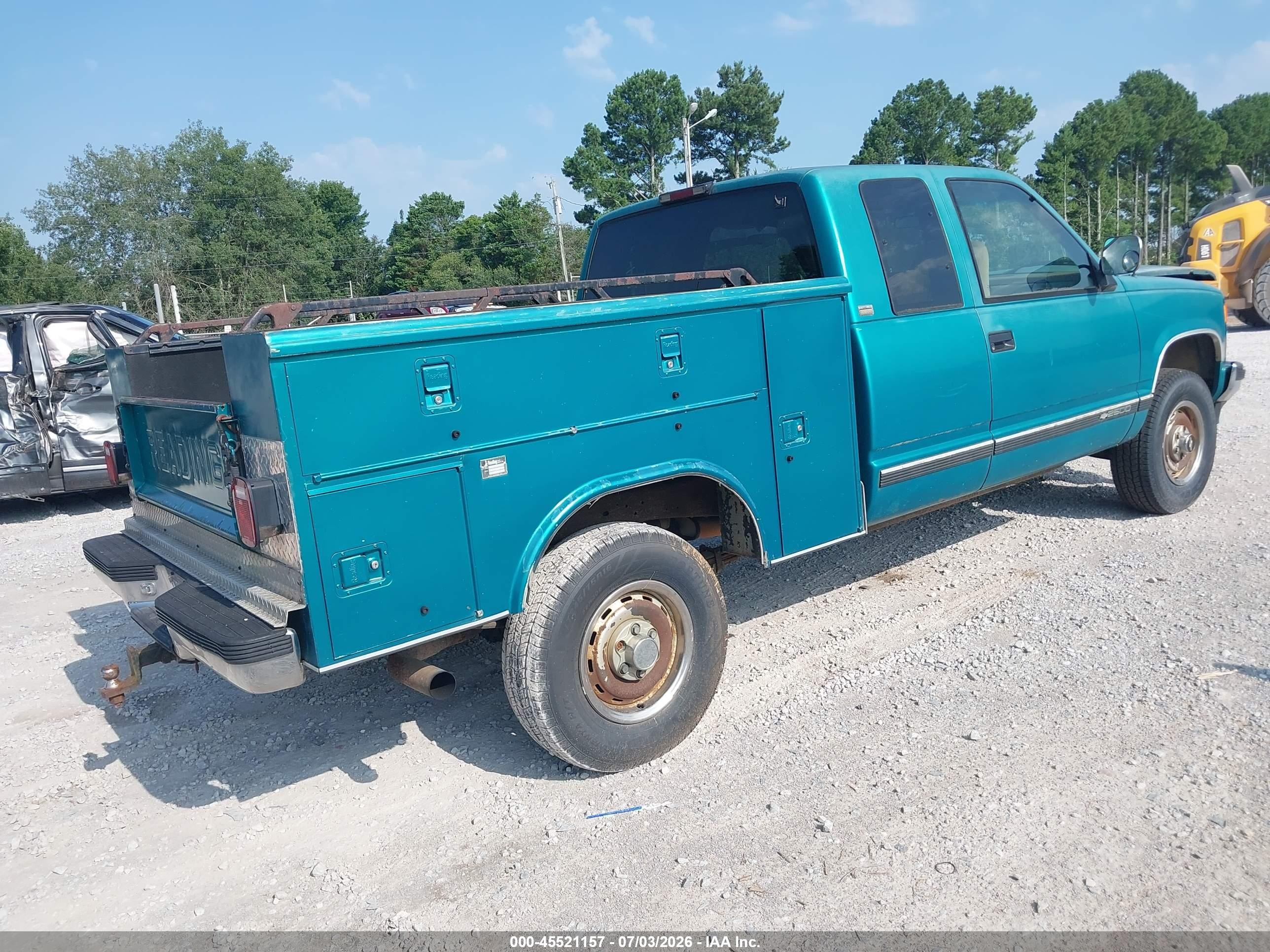 1994 Chevrolet Gmt-400 K2500 Green vin: 2GCFK29K5R1248783