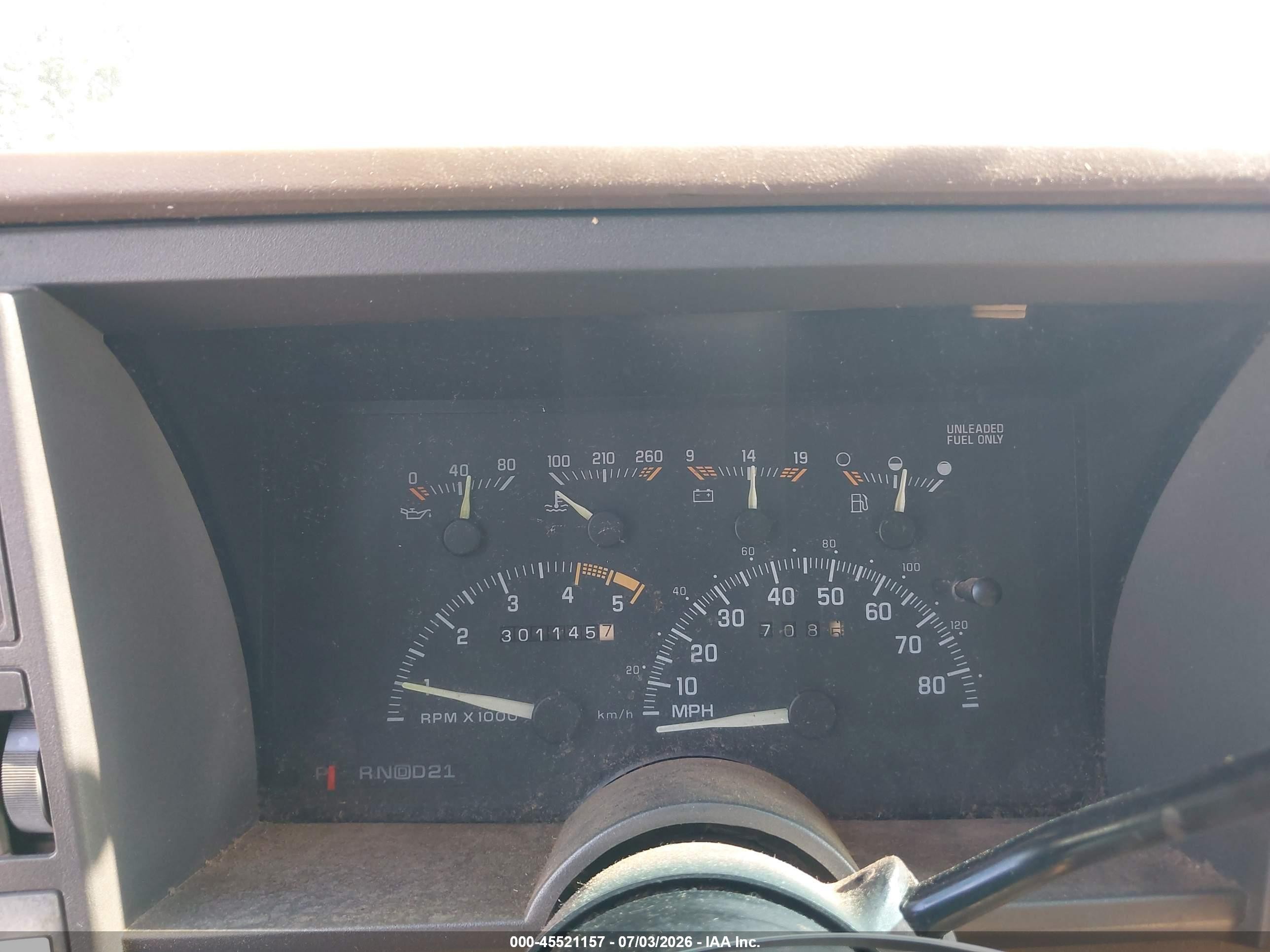 1994 Chevrolet Gmt-400 K2500 Green vin: 2GCFK29K5R1248783