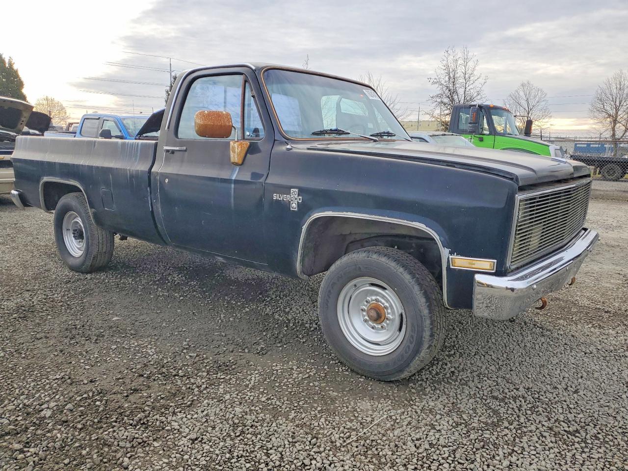 1983 Chevrolet C20 Black vin: 2GCGC24W0D1164830