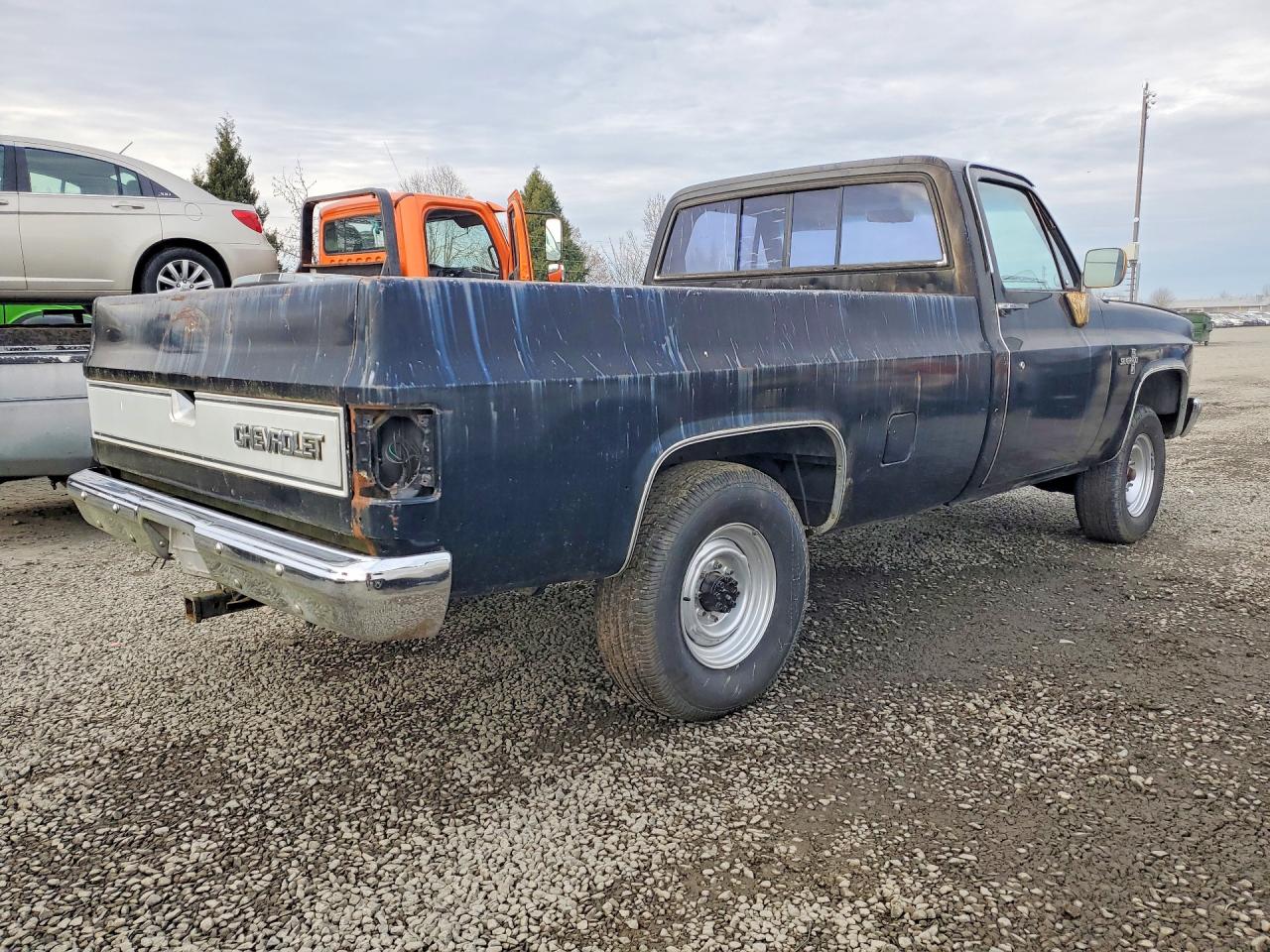 1983 Chevrolet C20 Black vin: 2GCGC24W0D1164830