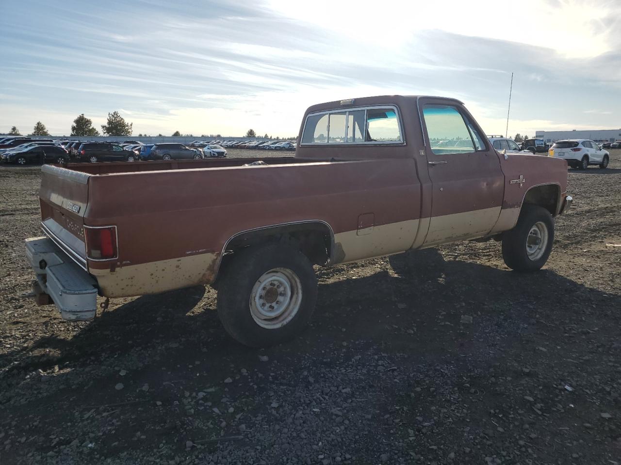 1983 Chevrolet K20 Brown vin: 2GCGK24J7D1127393