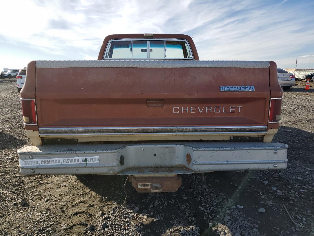1983 Chevrolet K20 Brown vin: 2GCGK24J7D1127393