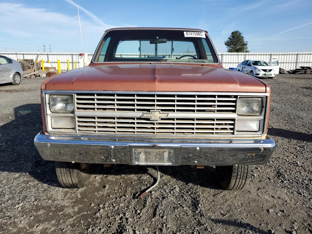 1983 Chevrolet K20 Brown vin: 2GCGK24J7D1127393